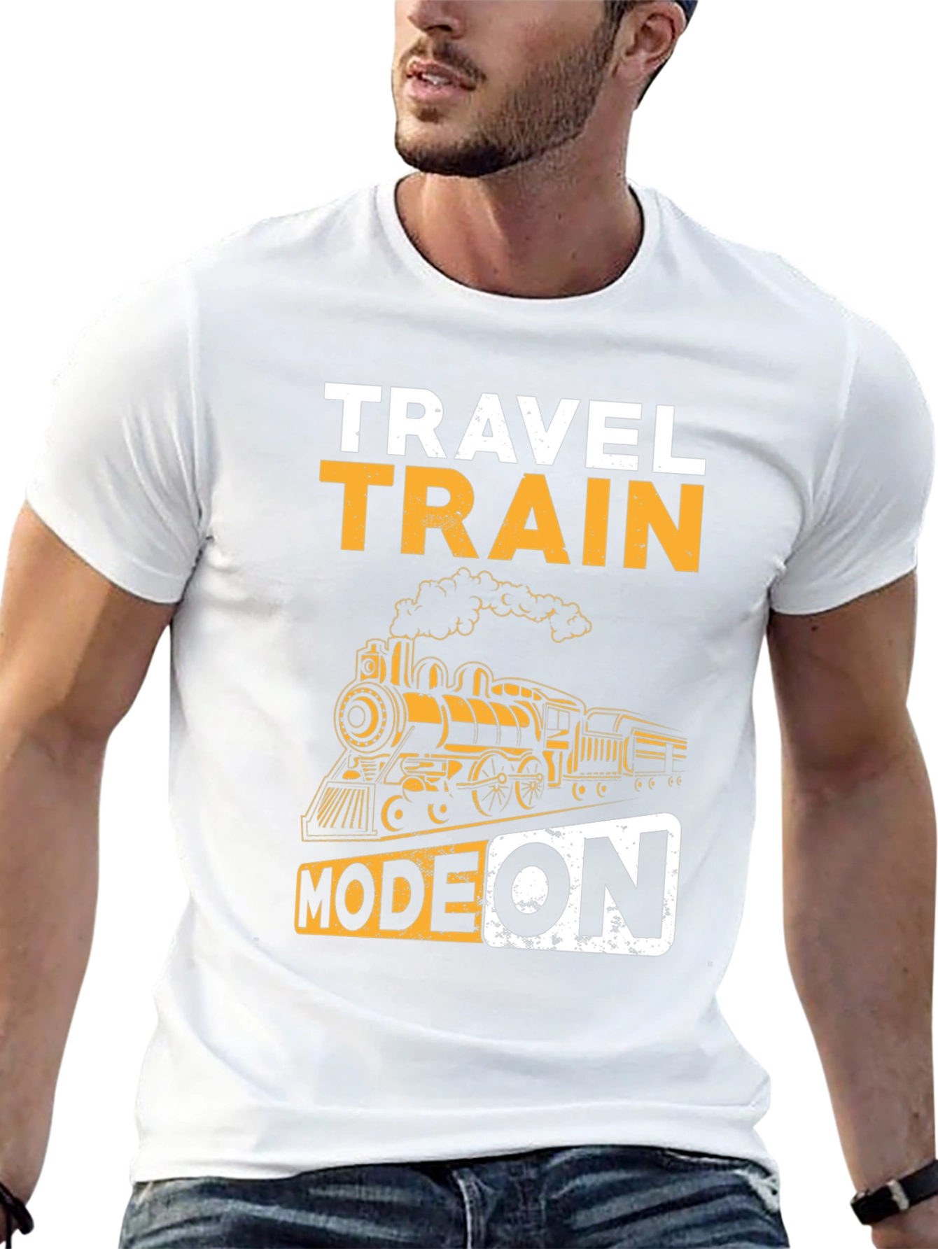 Travel Train Mode On Graphic Tee