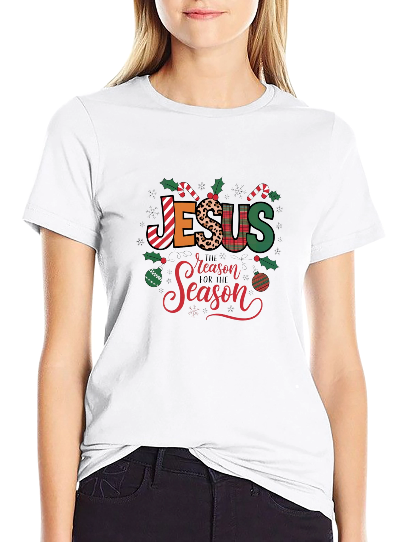 Jesus is the Reason T-Shirt Holiday Festive