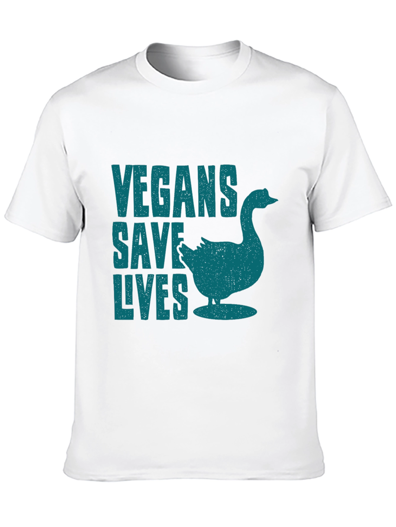 Vegans Save Lives Goose Graphic Tee
