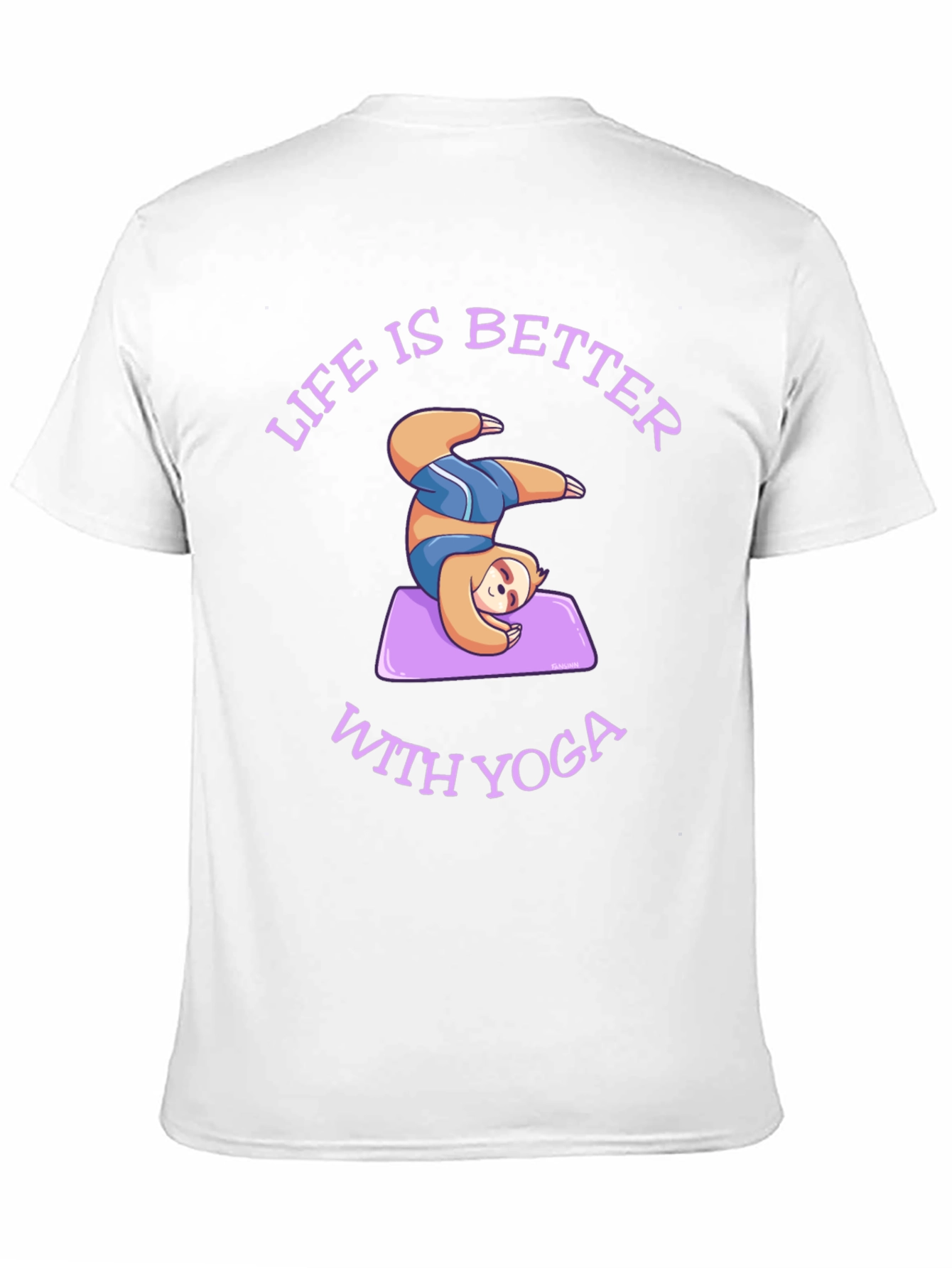 Sloth Yoga T-Shirt: Life is Better With Yoga