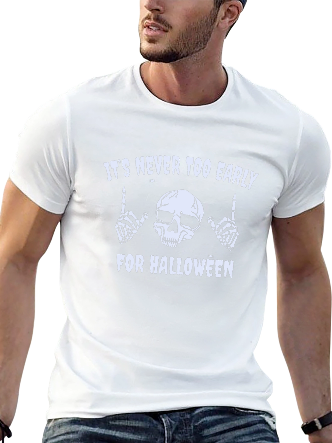 Halloween T-Shirt - Skull & Bones