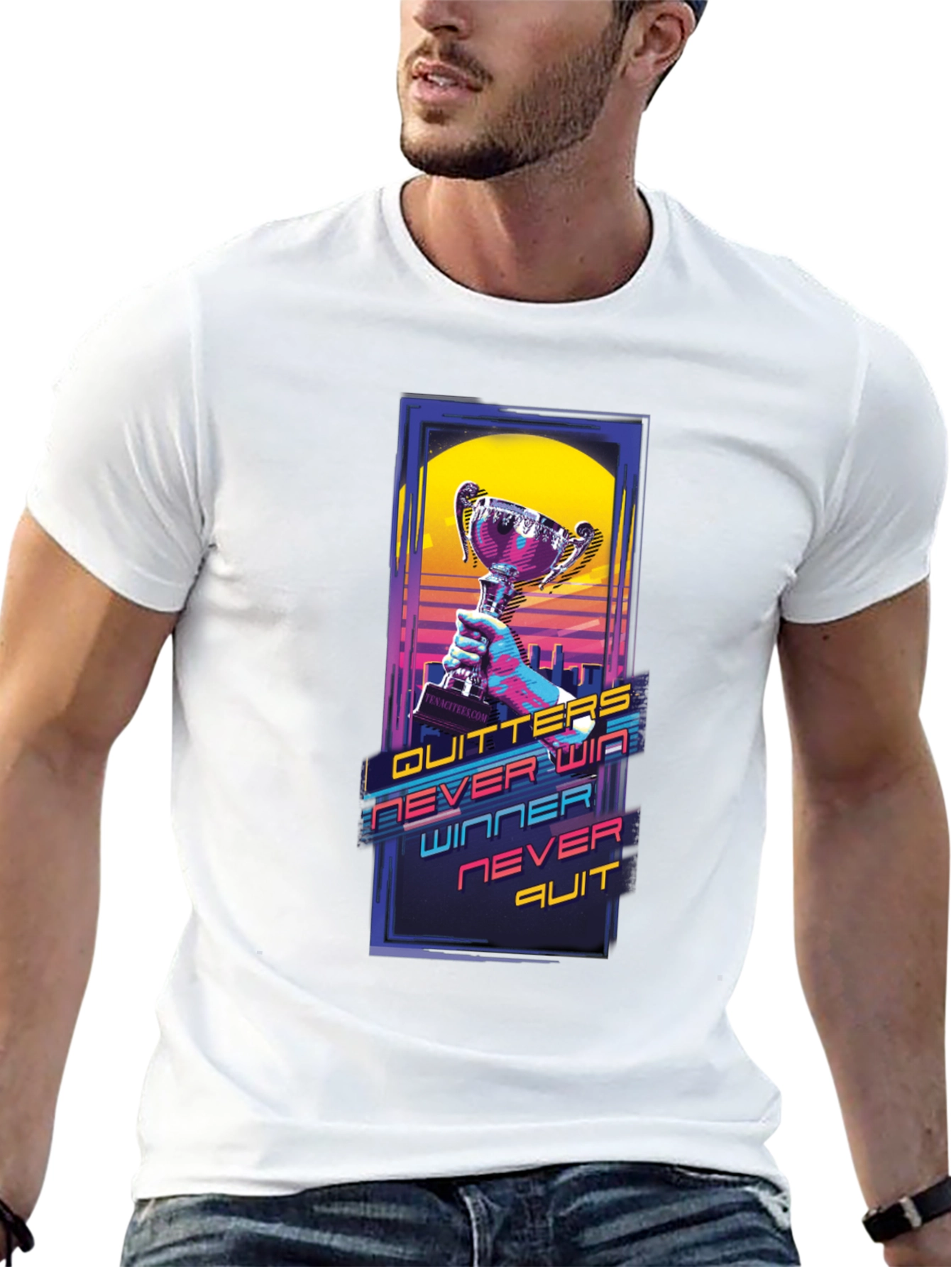 Winners Never Quit Graphic Tee