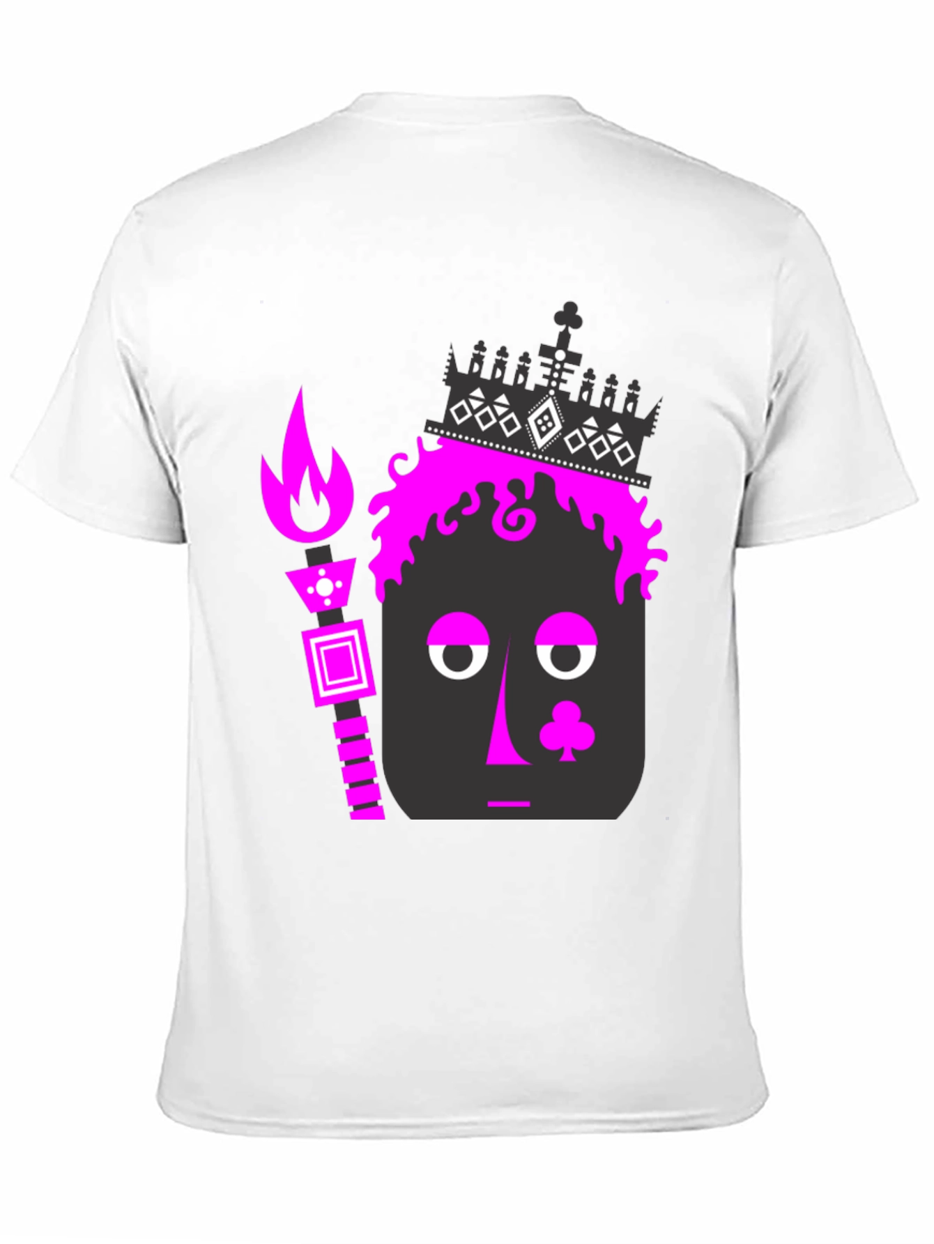 Funky Card King Graphic Tee - Black