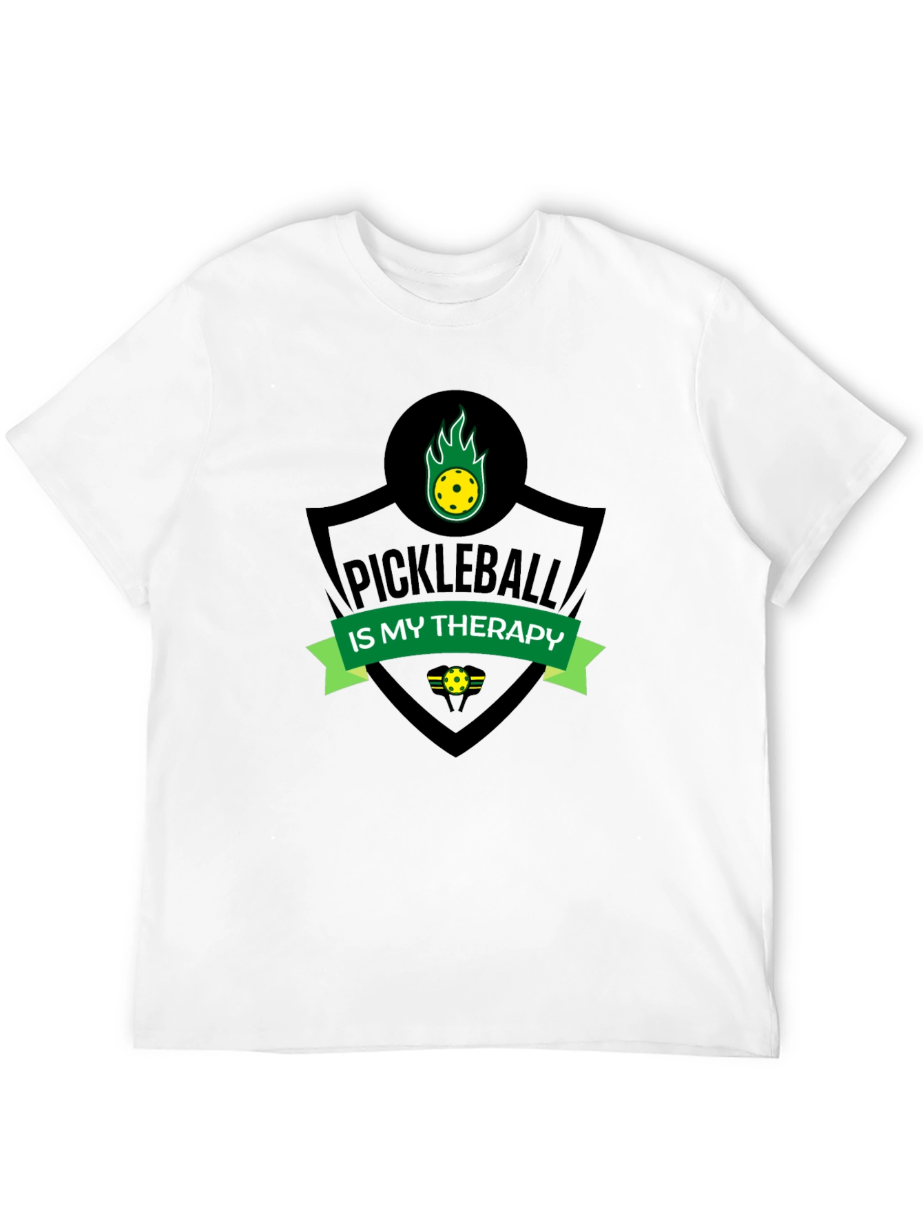 Pickleball Therapy T-Shirt - Sporty Design