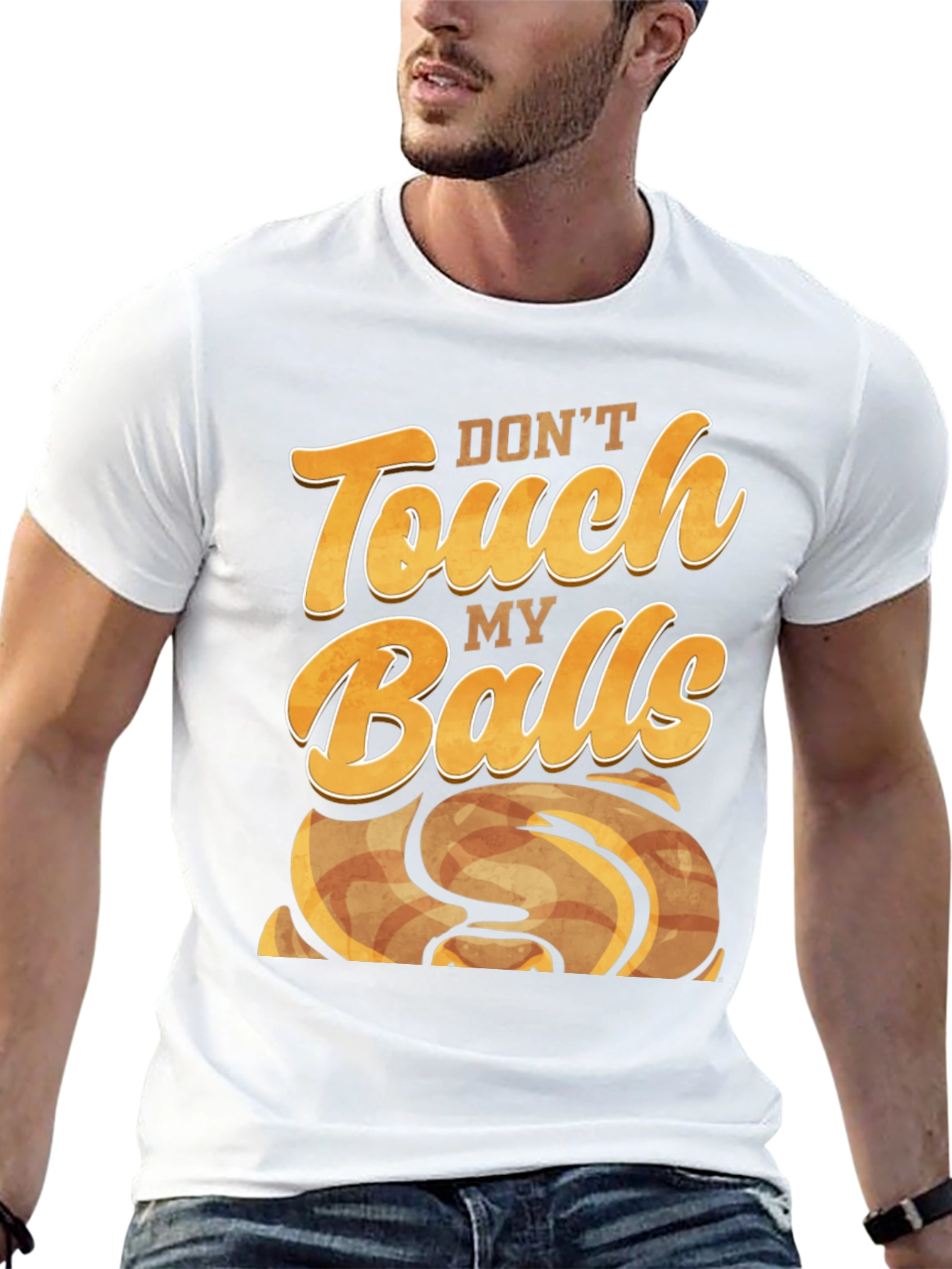 Dont Touch My Balls - Novelty Graphic T-Shirt