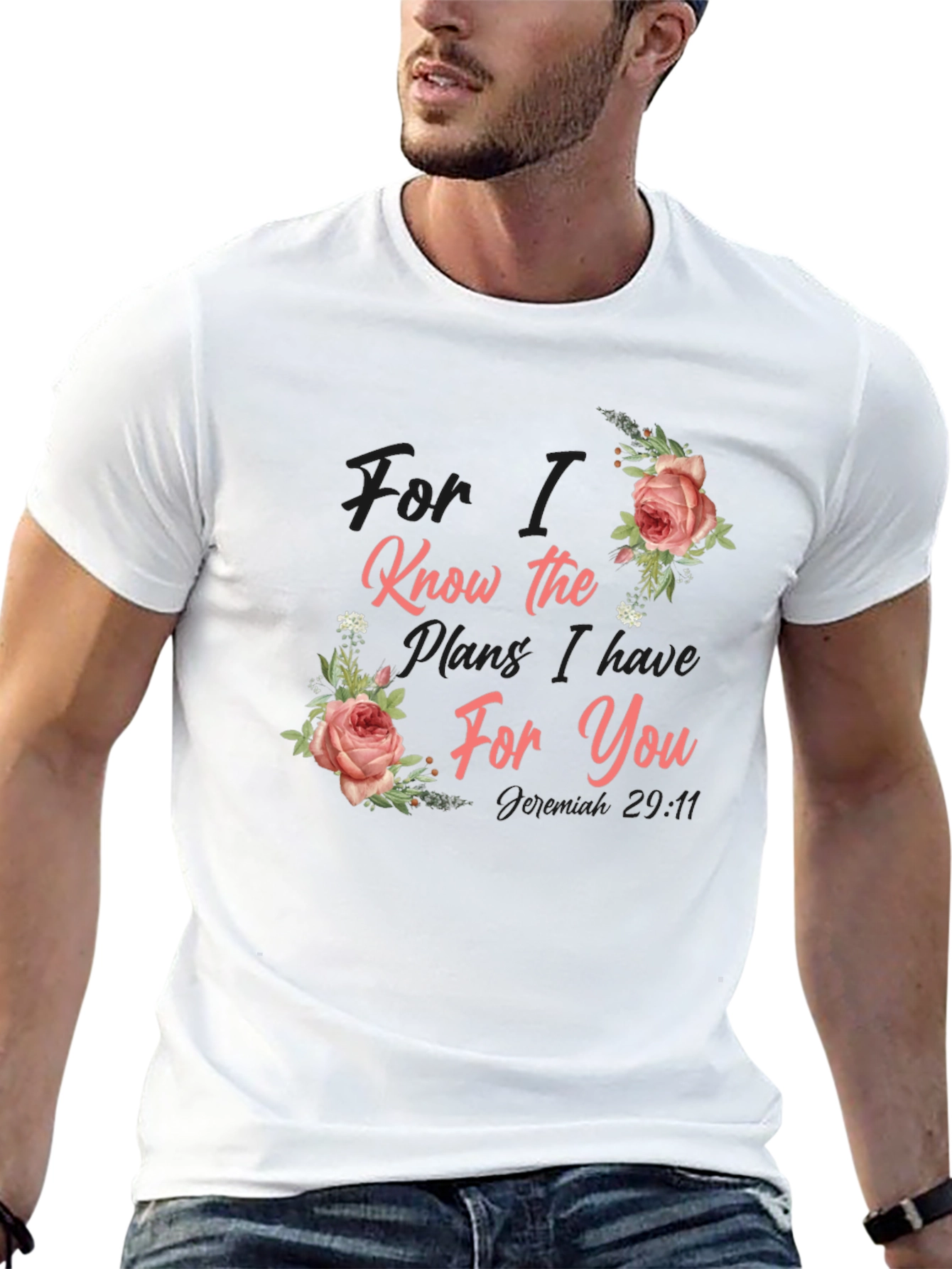 Faith Inspired Floral T-Shirt