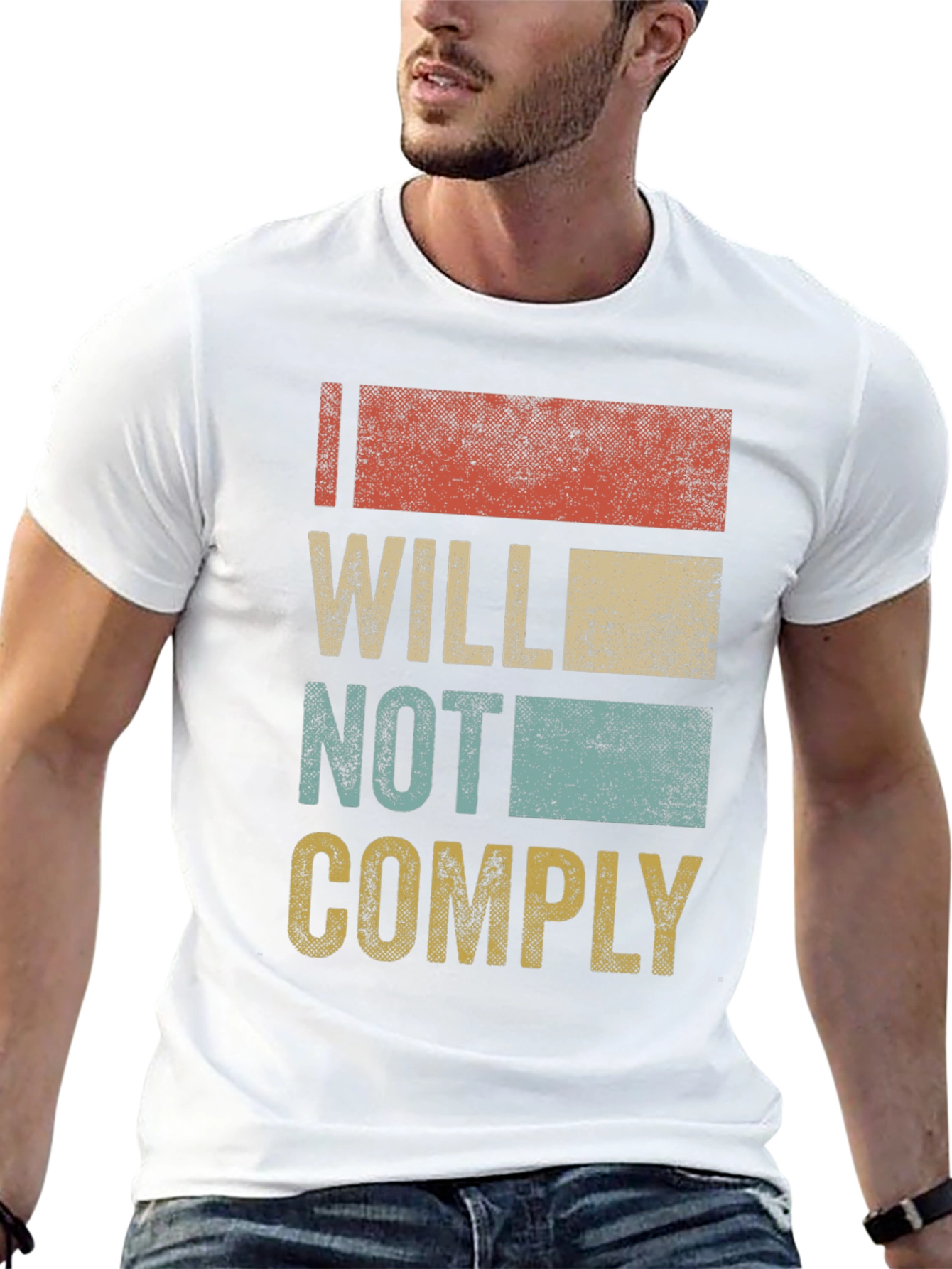 Will Not Comply Retro T-Shirt