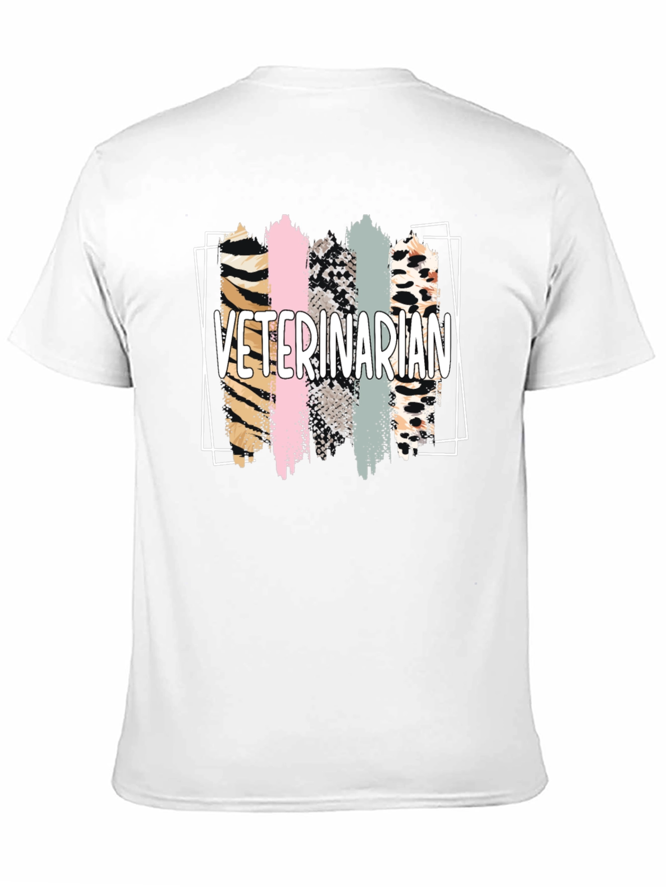Veterinarian Animal Print T-Shirt