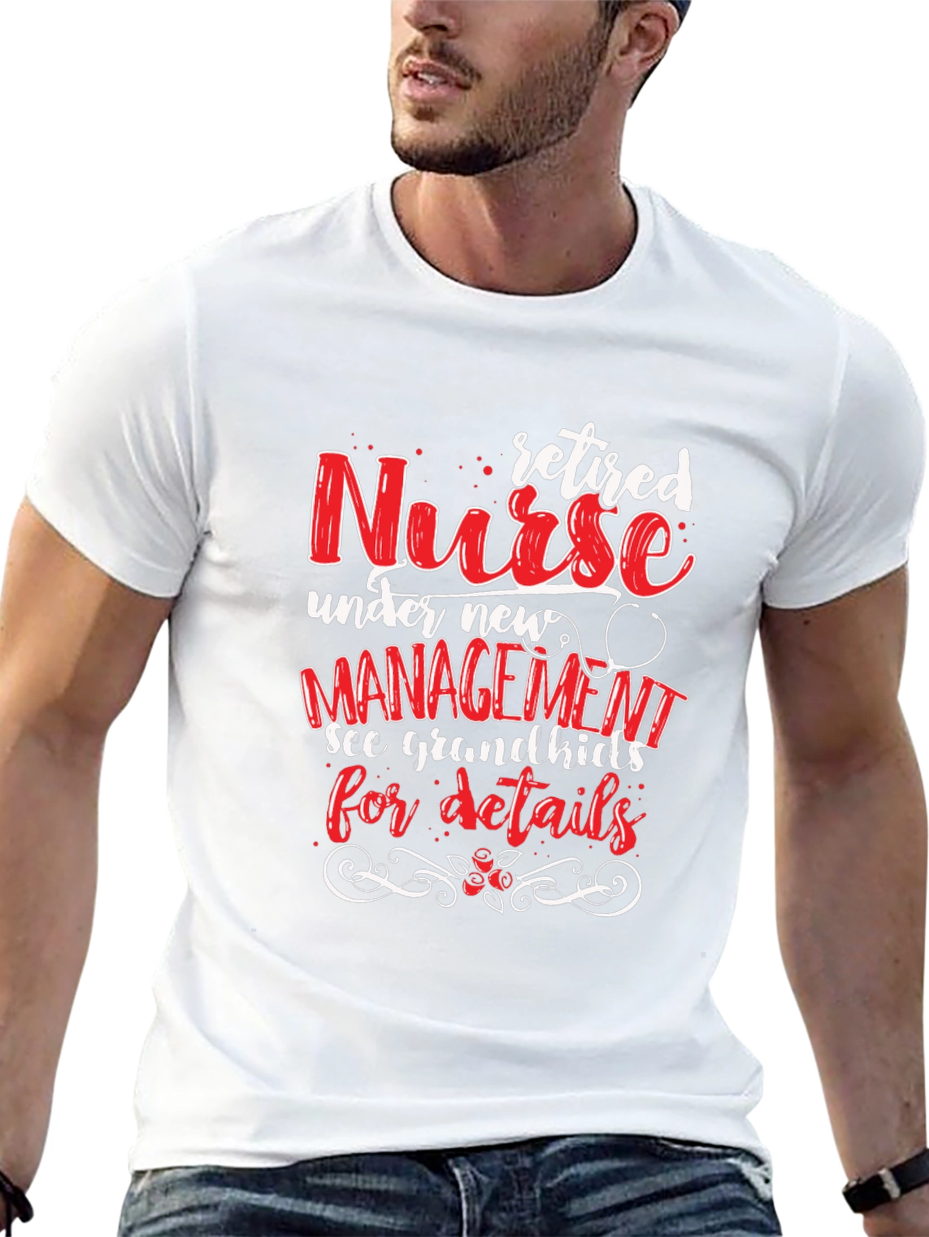 Retired Nurse T-Shirt: Grandkids Management