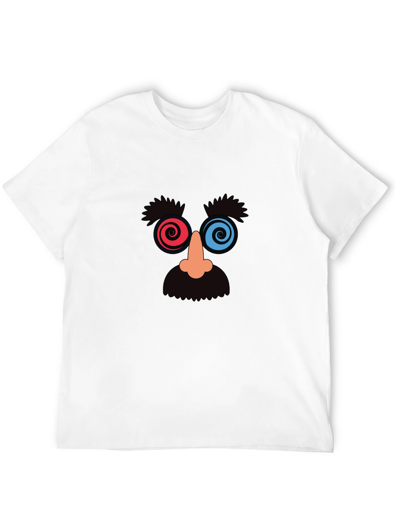 Novelty Disguise Face Black T-Shirt