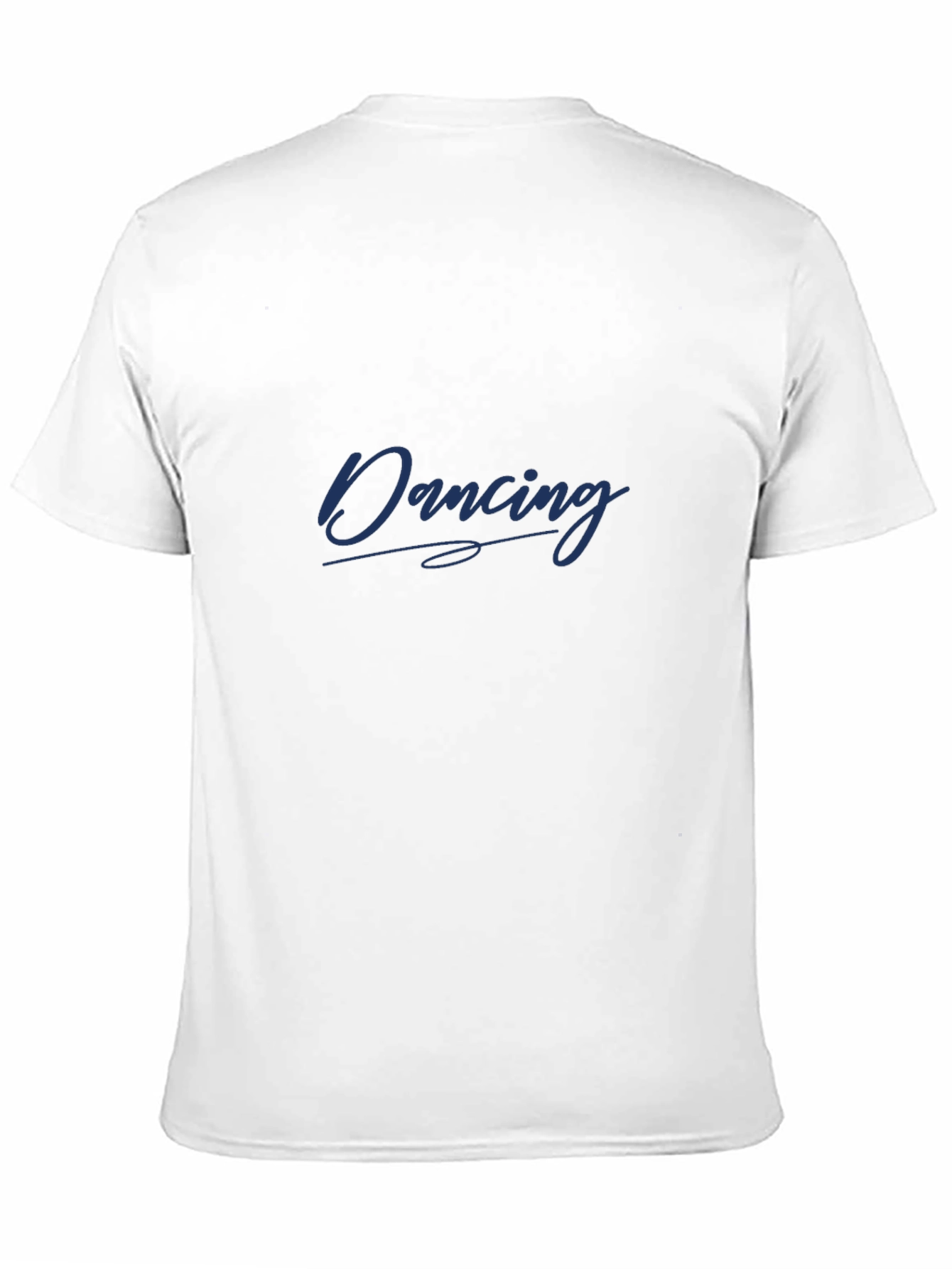 Dancing Tee - Stylish Graphic Print Crew Neck T-Shirt