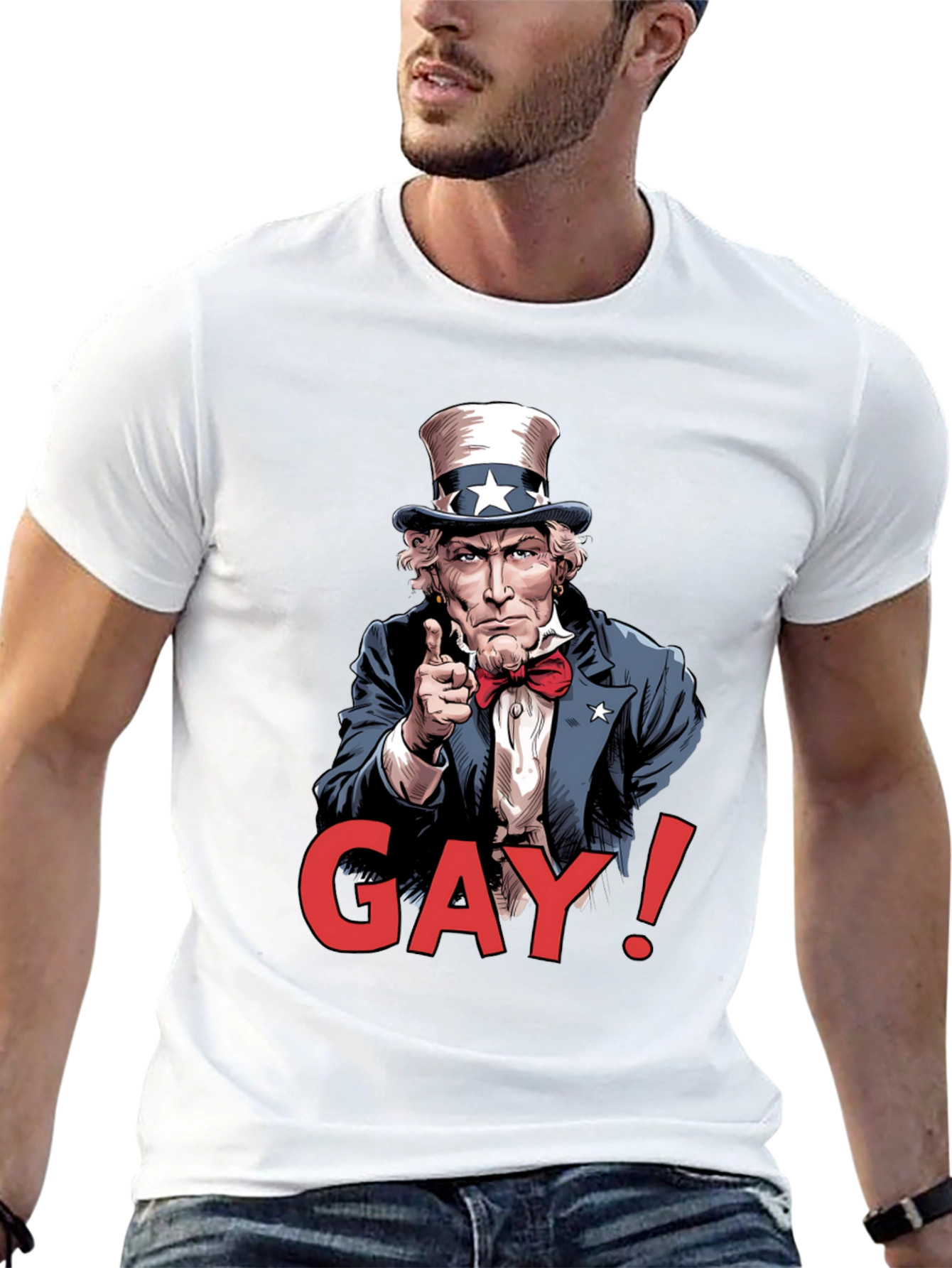 Uncle Sam Gay! T-Shirt