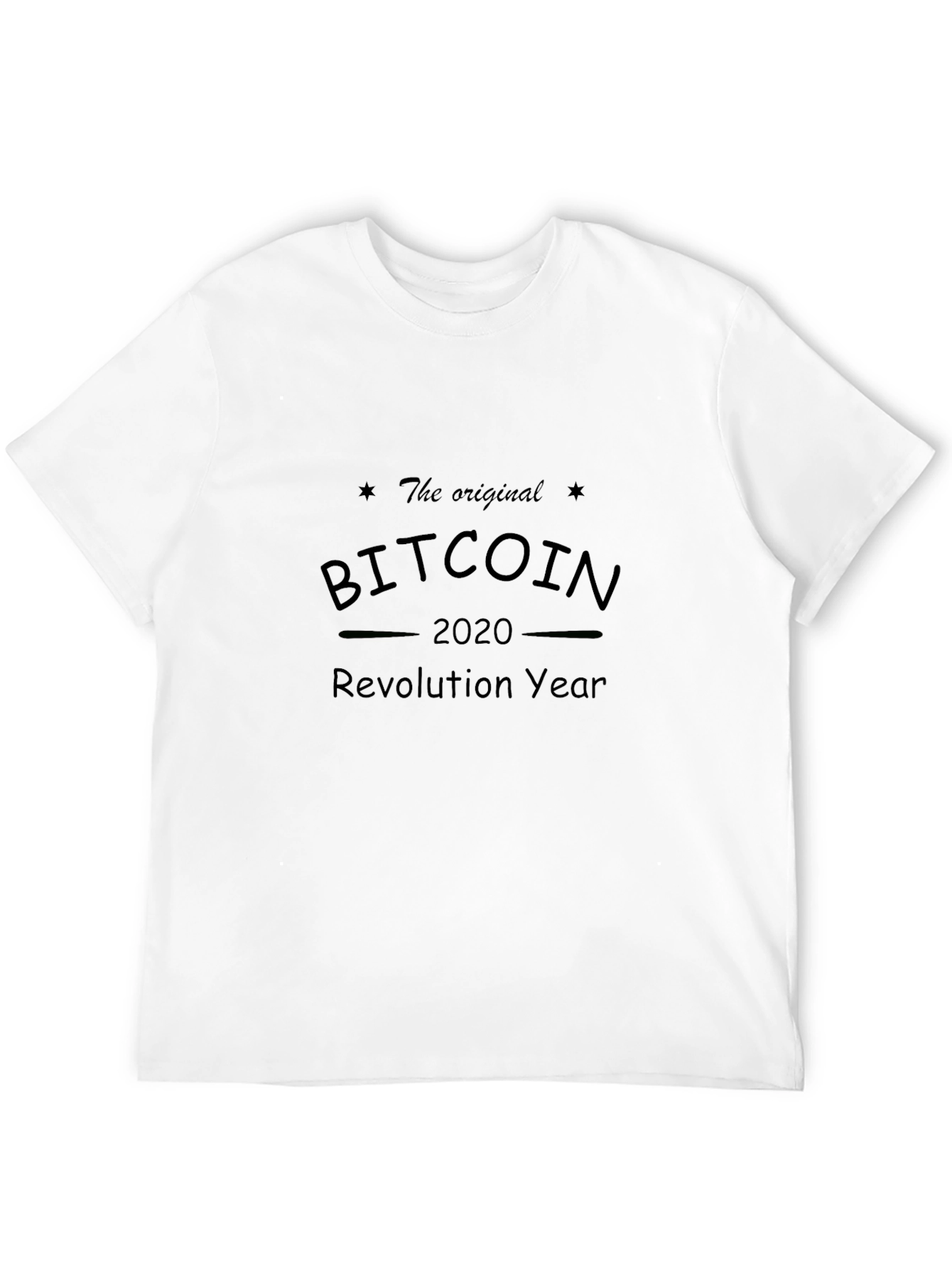 Bitcoin Revolution Year 2020 Black T-Shirt