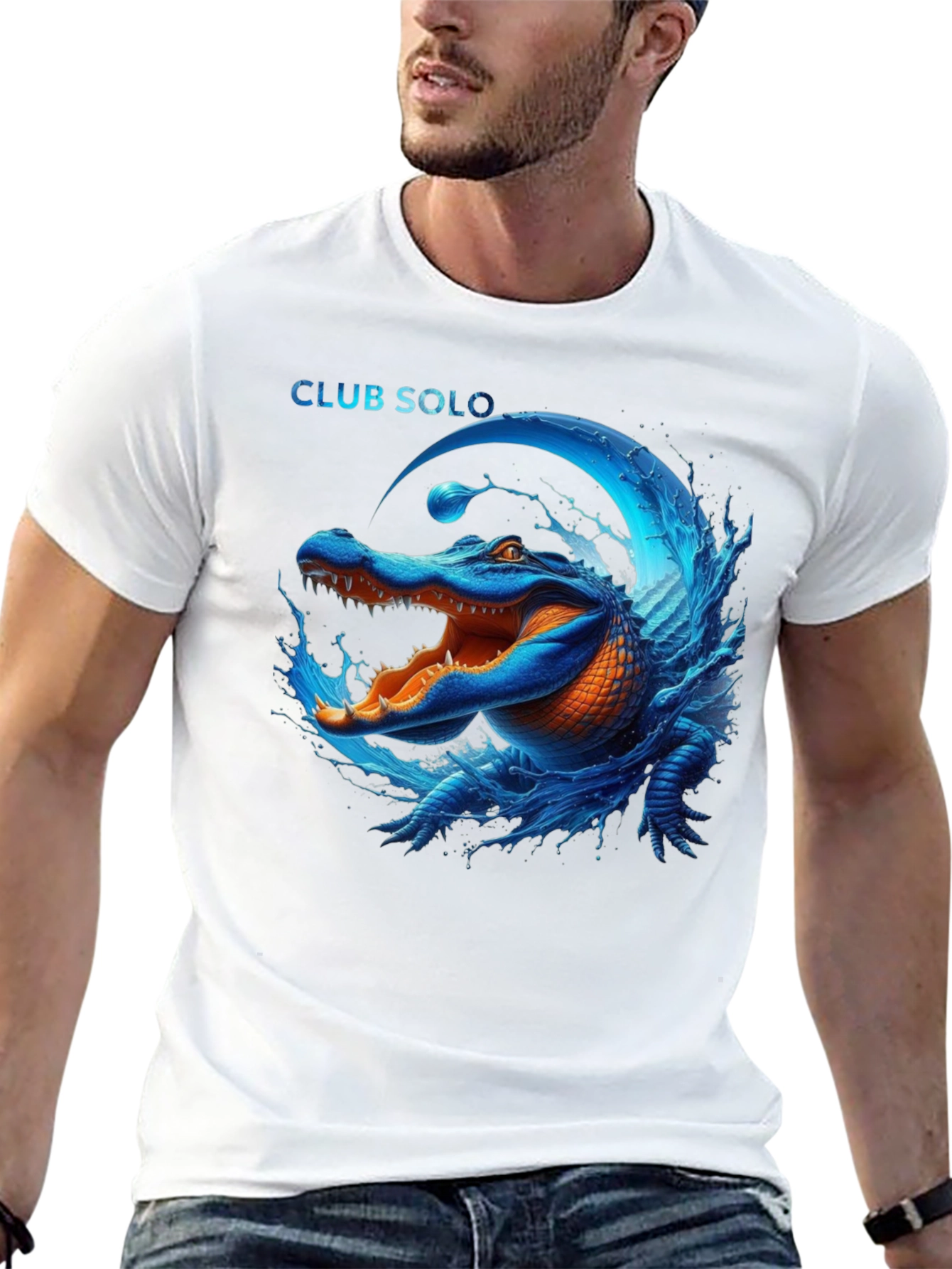 Club Solo Alligator Graphic Tee