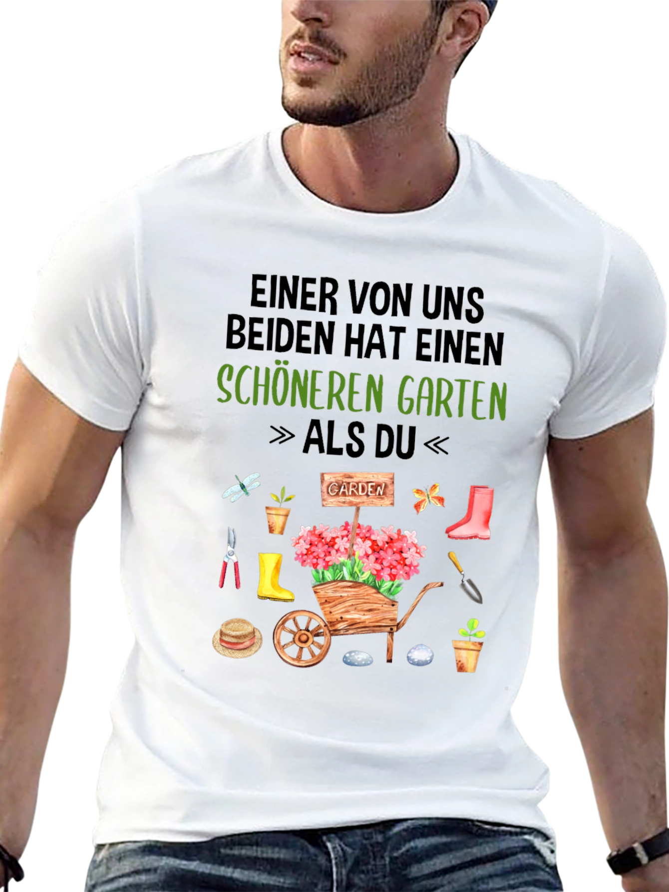 Gardener T-Shirt: Schöneren Garten