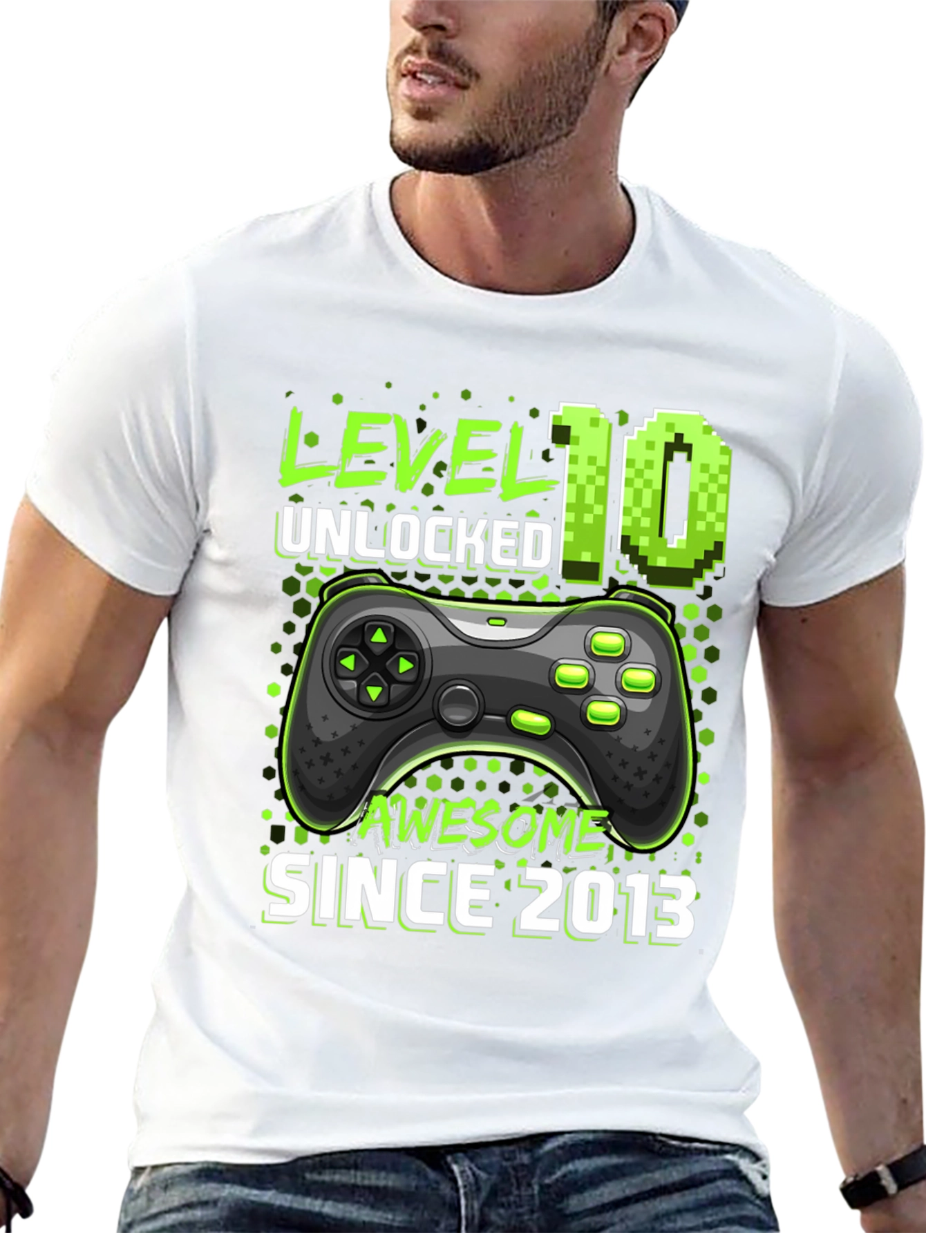 Level 10 Unlocked Gamer Birthday T-Shirt