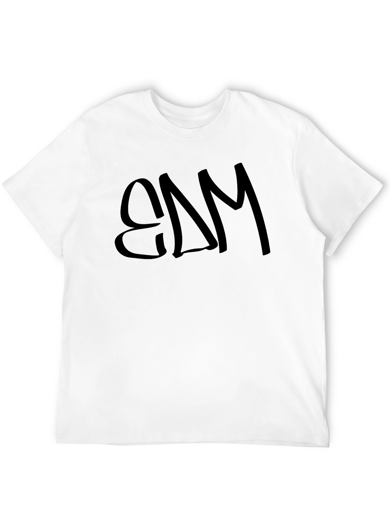 Edgy Black Graphic Tee - Casual Style