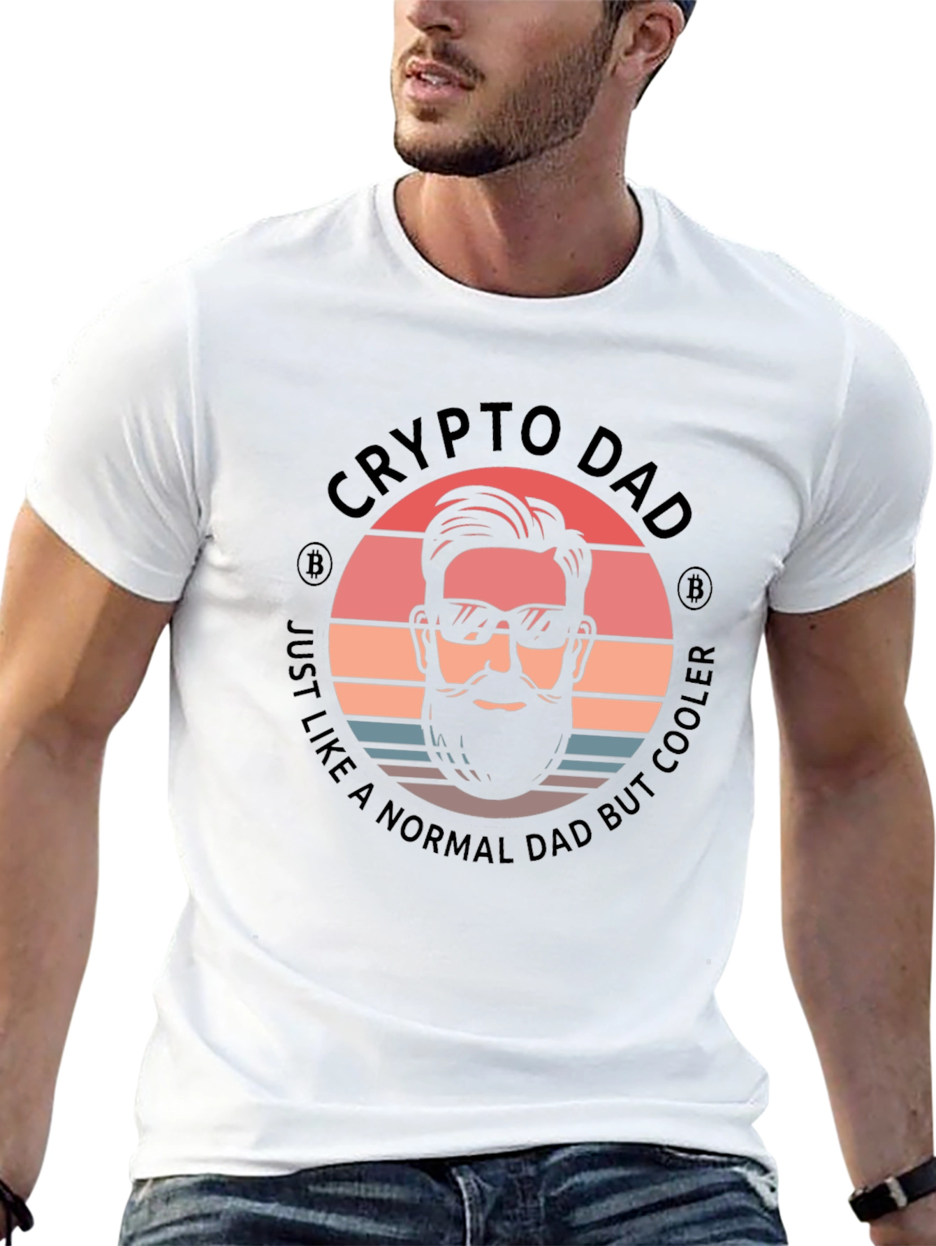 Crypto Dad T-Shirt Cool Dad Tee