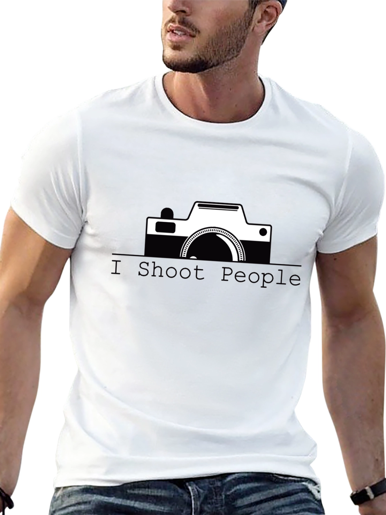 I Shoot People Graphic Tee - Photographer T-Shirt