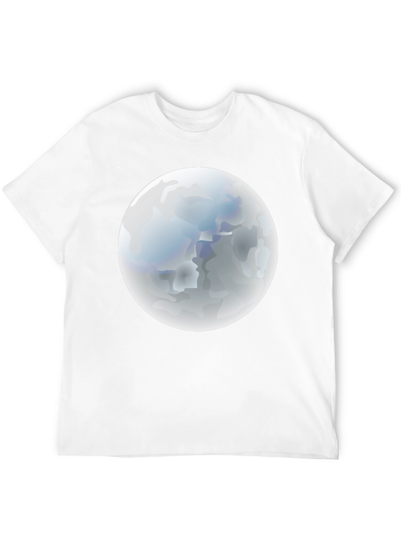 Lunar Graphic Tee - Black Cotton Blend