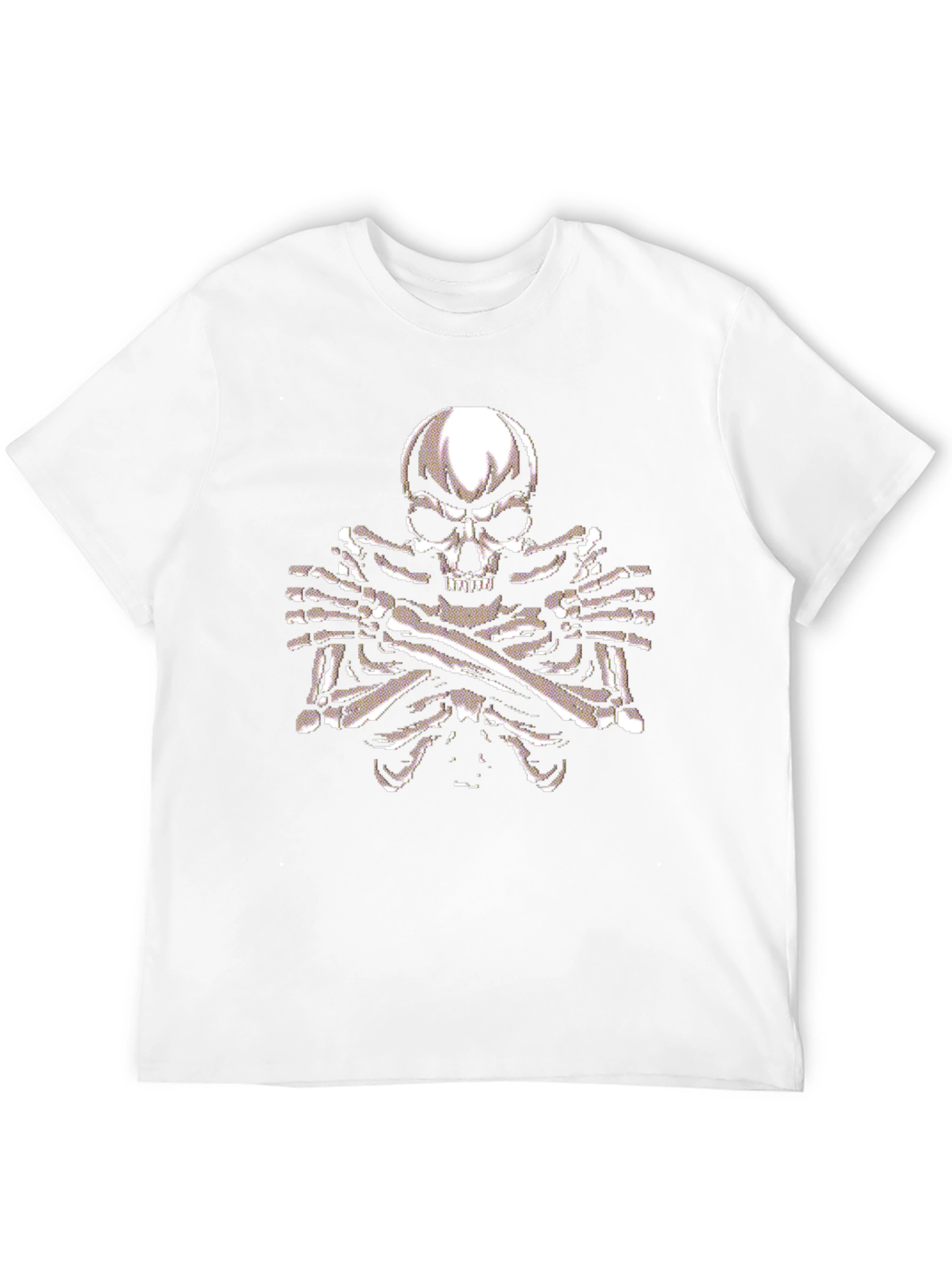 Skull & Crossbones Graphic Tee - Black