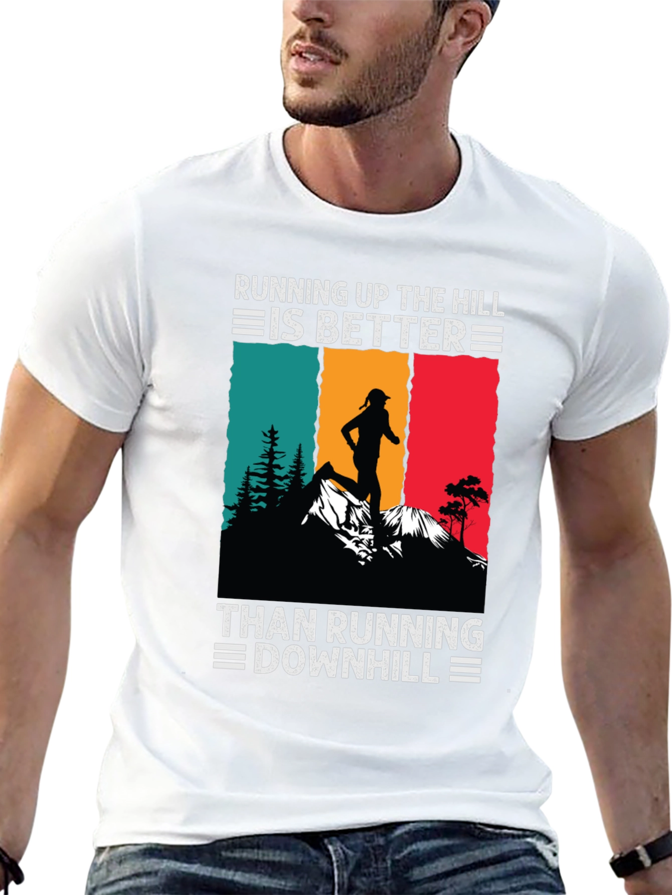 Running Up The Hill Graphic Tee