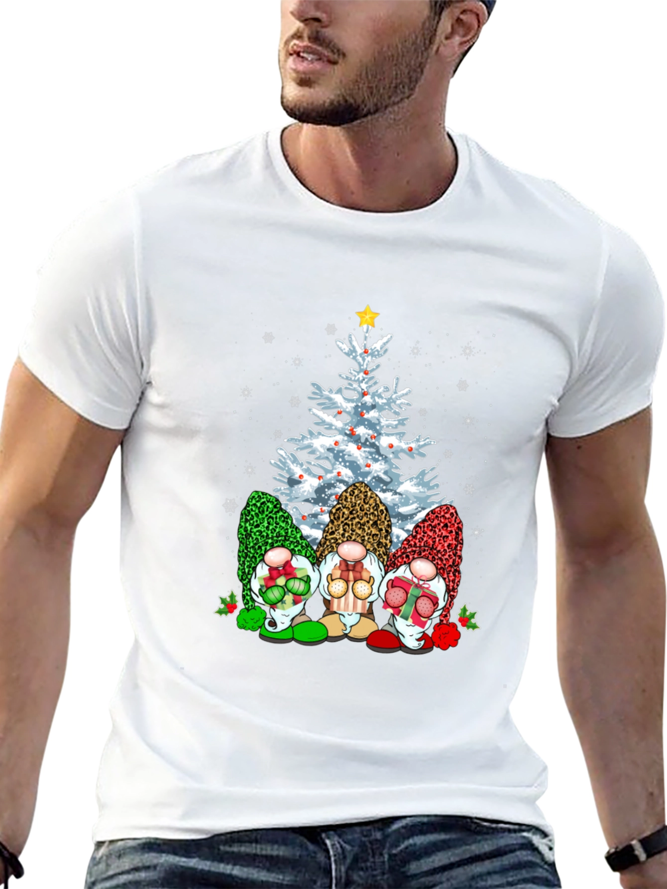 Gnome Christmas T-Shirt - Holiday Festive Tee