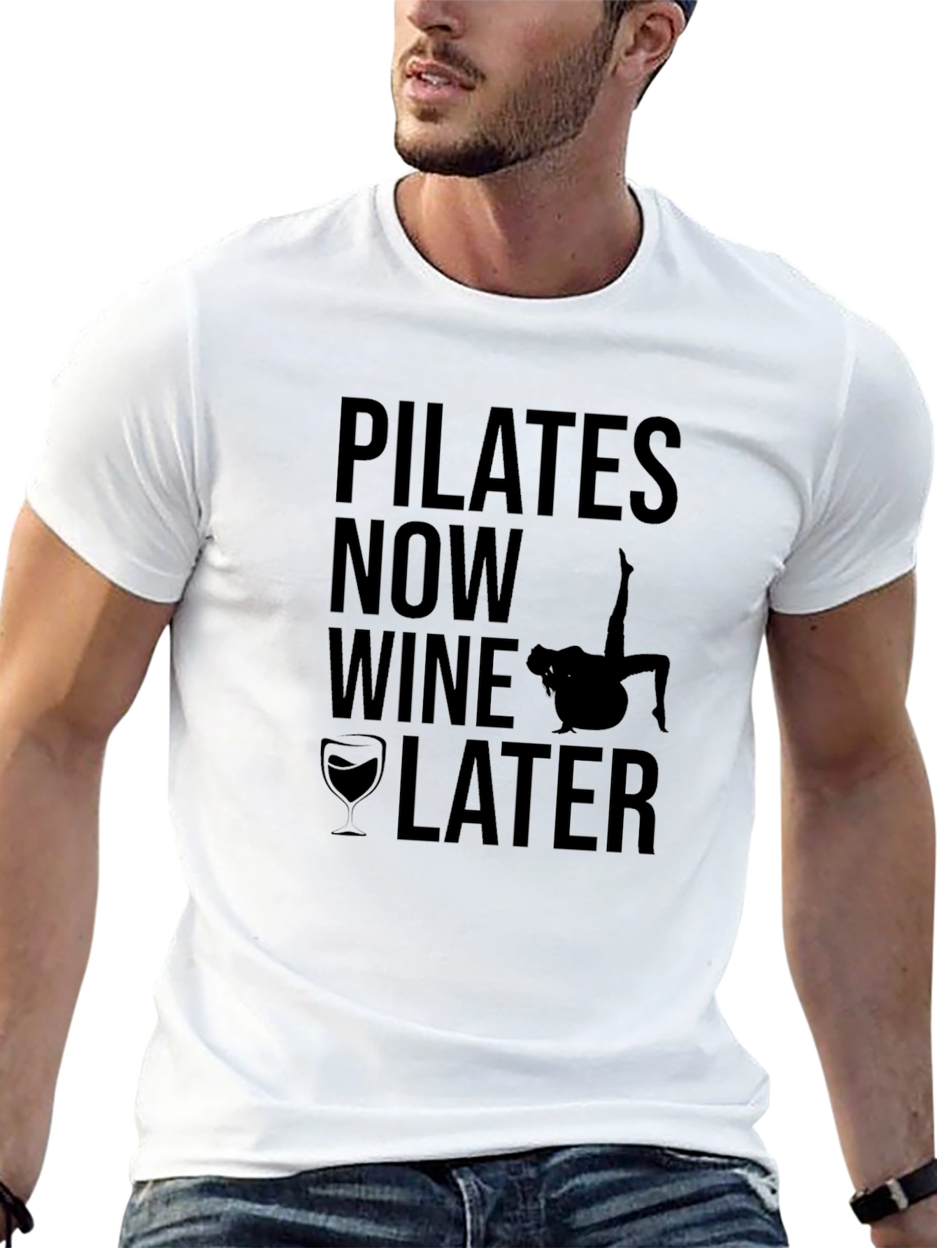 Pilates Now Wine Later T-Shirt