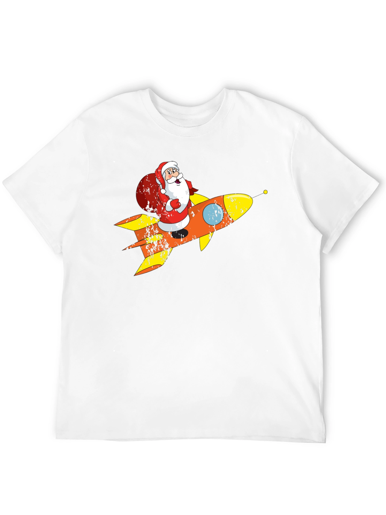 Santa Rocket T-Shirt - Holiday Blast Off!