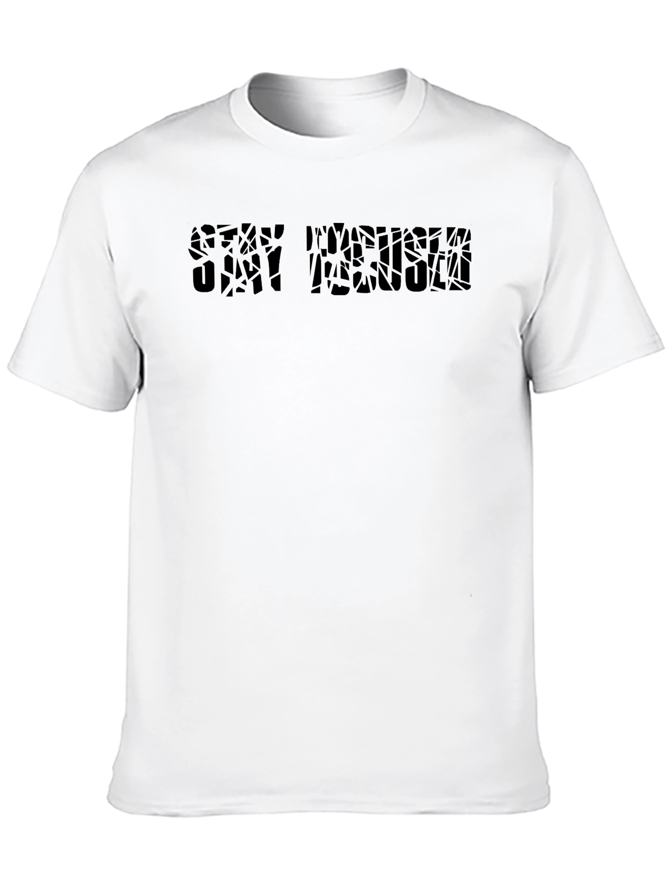 Stay Focused Graphic Tee - Black