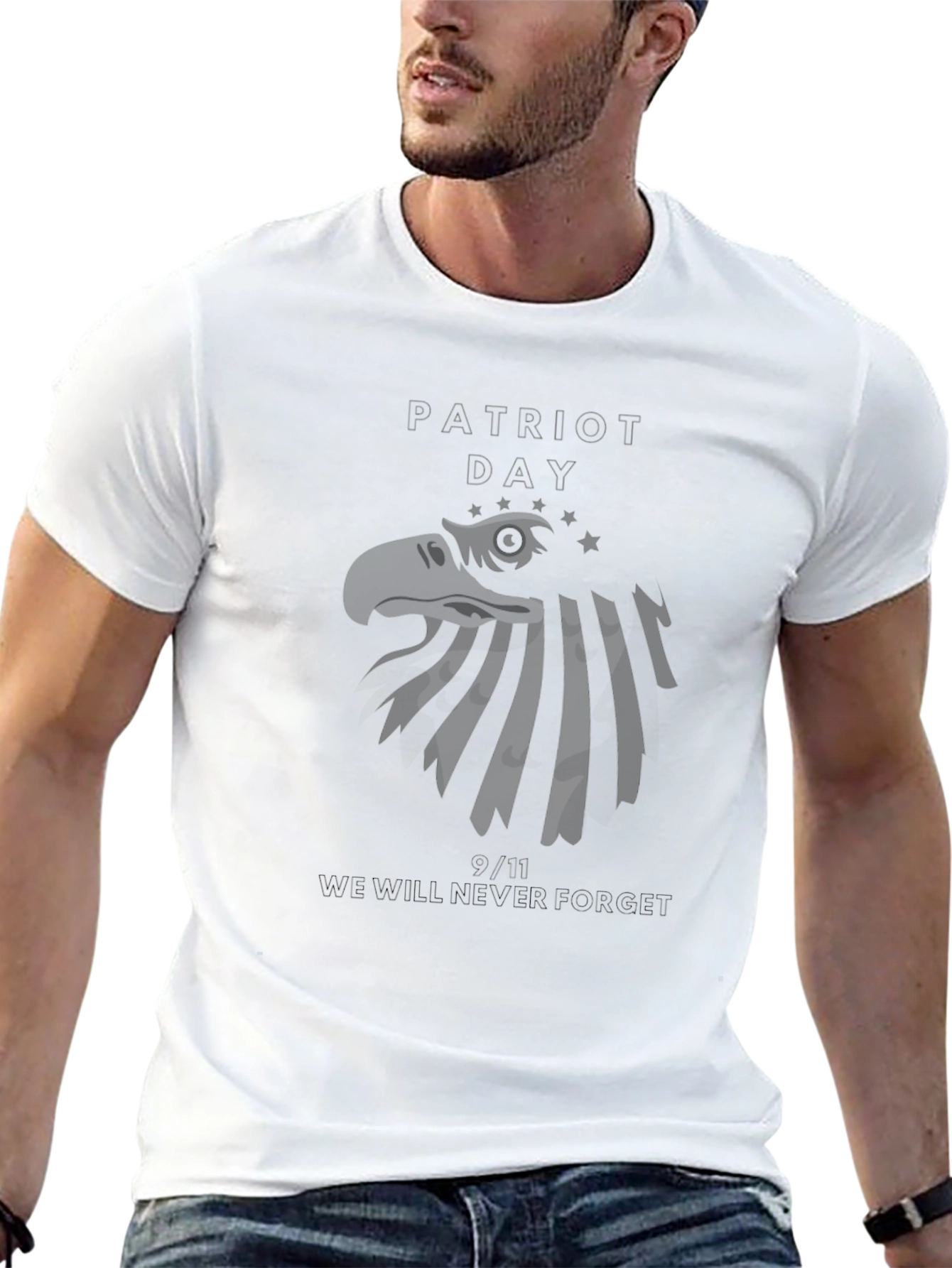 Patriot Day Graphic T-Shirt - Never Forget