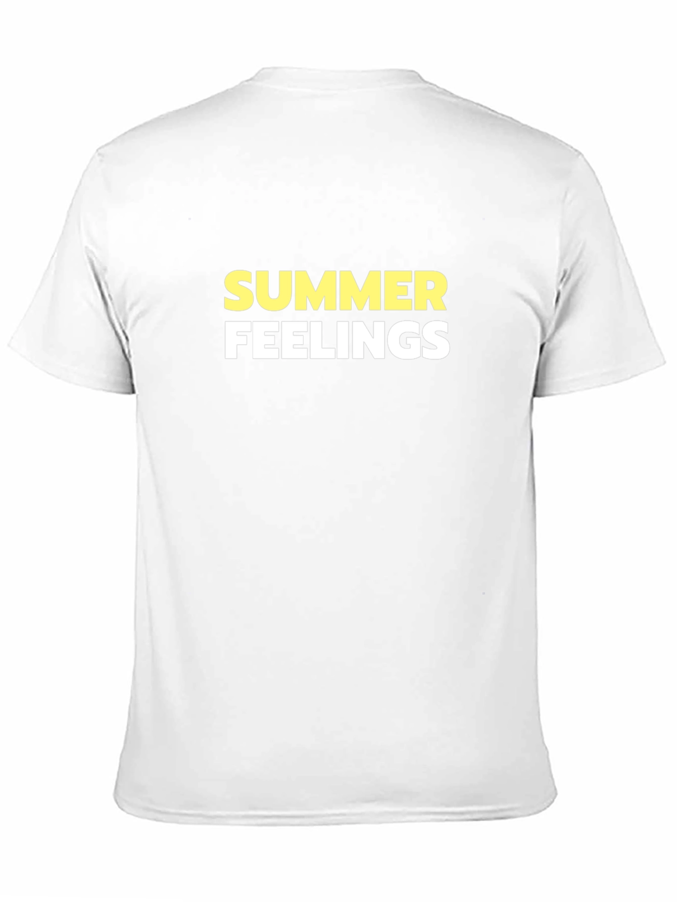 Summer Feelings Black T-Shirt