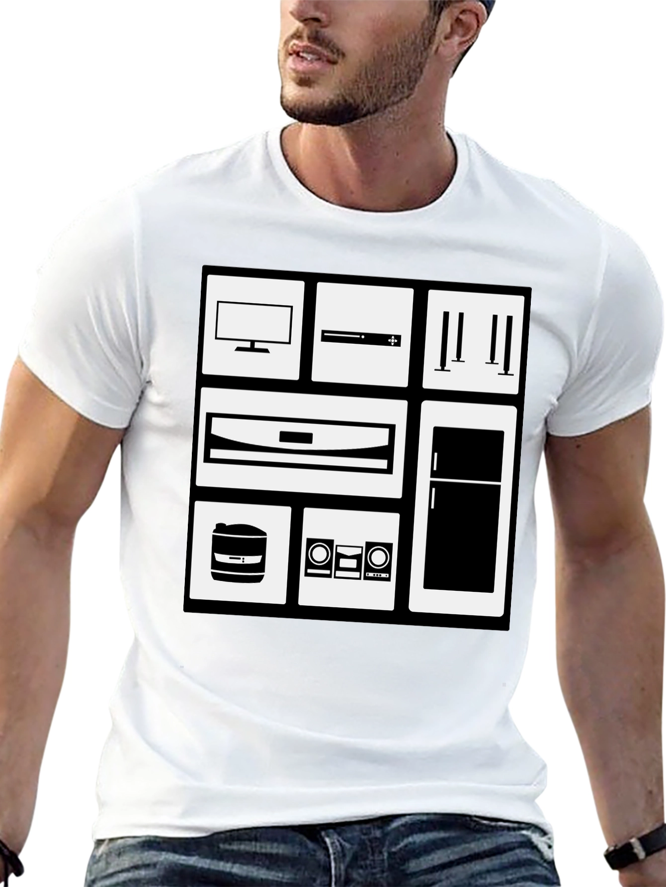 Home Appliances T-Shirt - Modern Graphic Tee