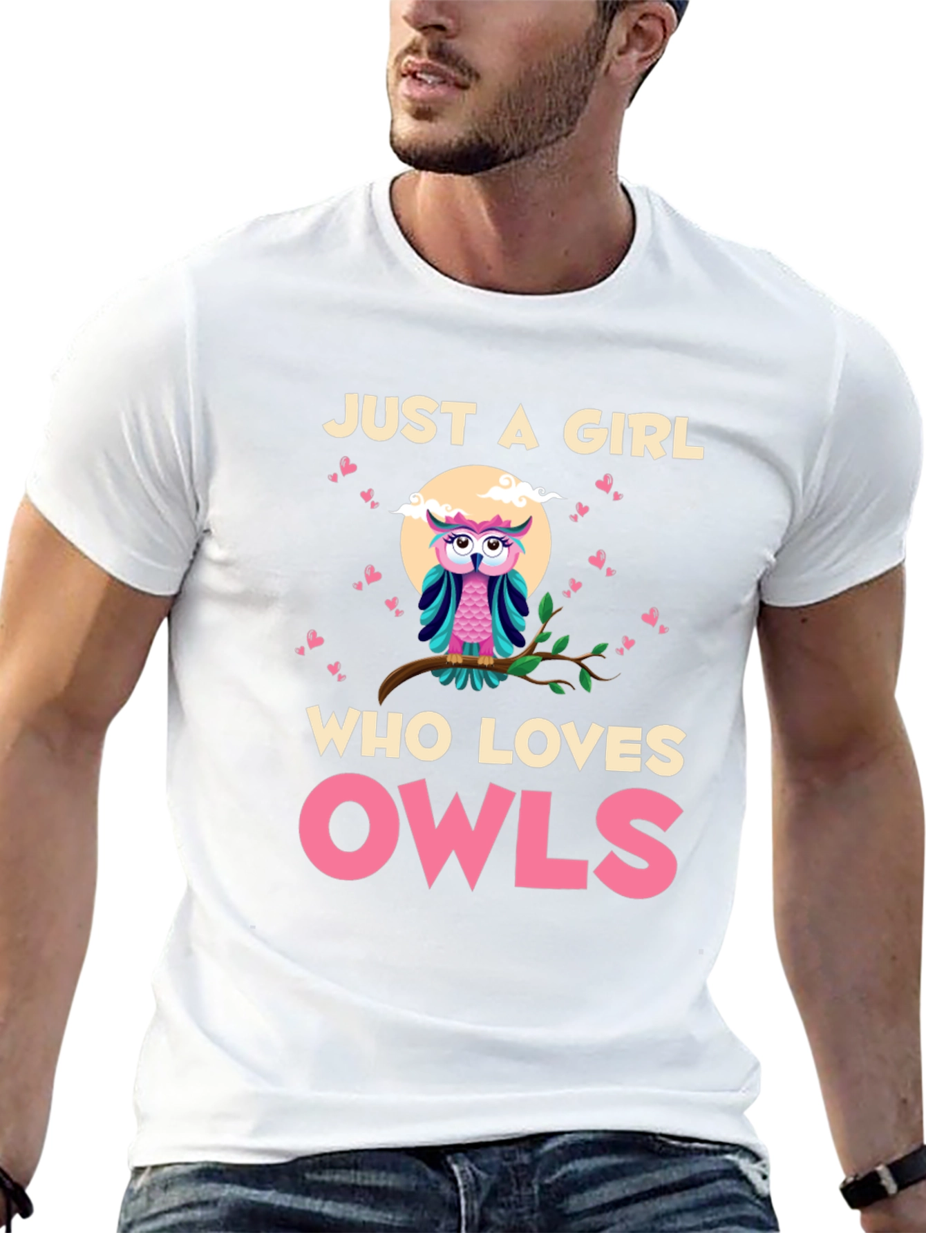 Just a Girl Who Loves Owls T-Shirt