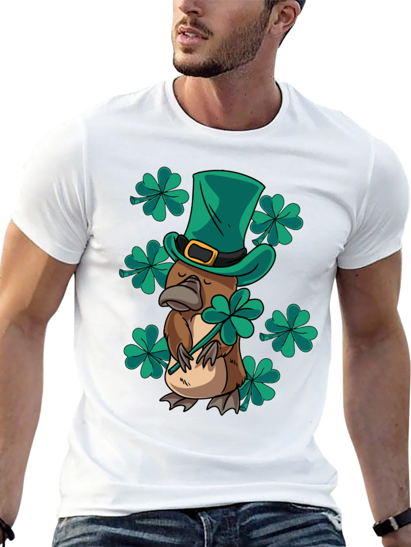 St. Patricks Day Platypus Graphic Tee