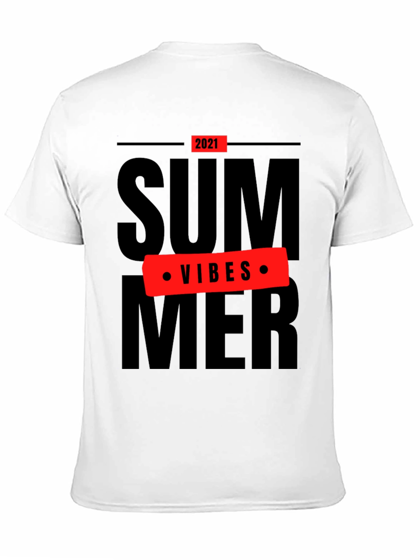 Summer Vibes 2021 Black T-Shirt