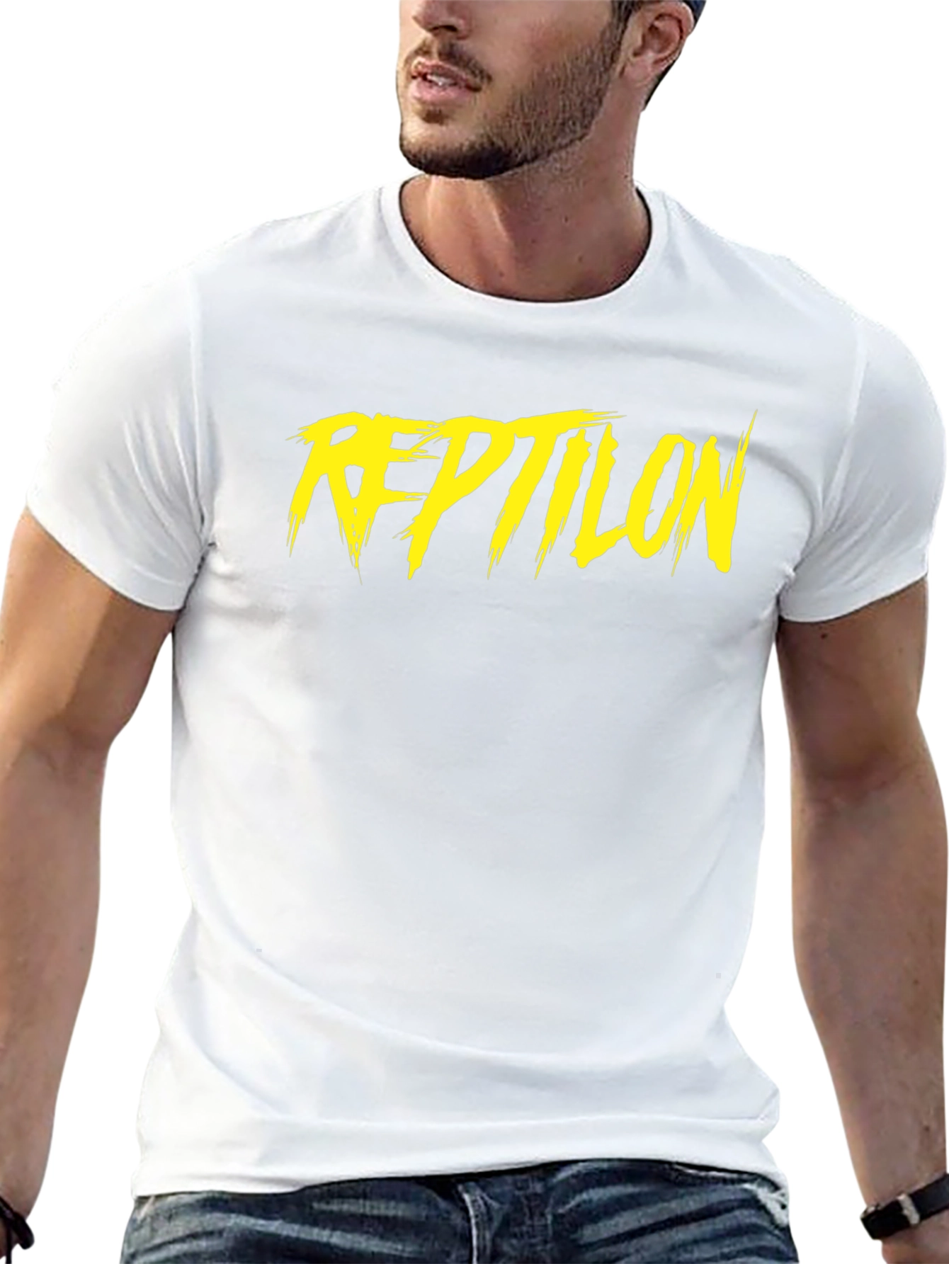 Reptilon Graphic Tee - Black Cotton
