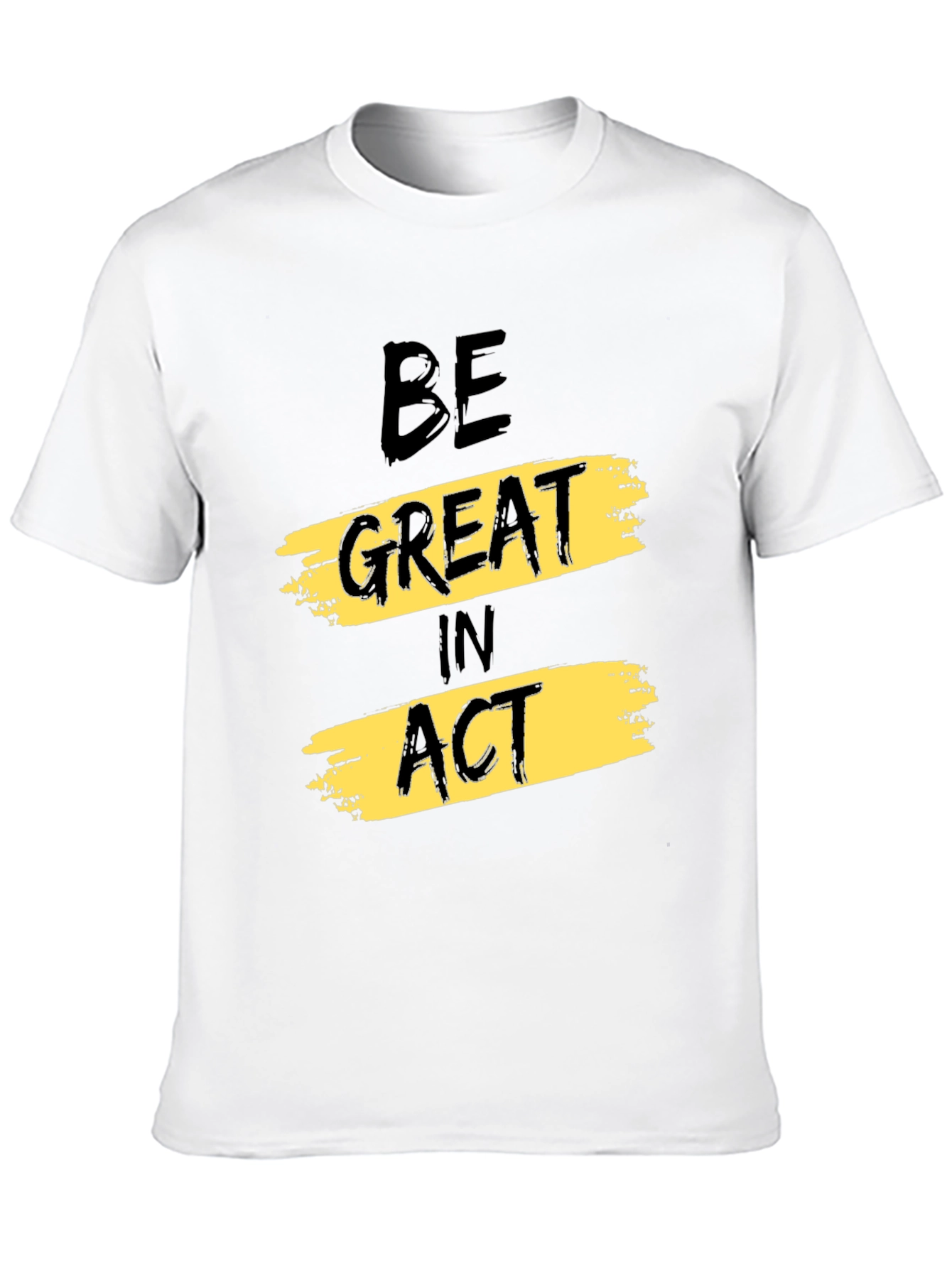 Be Great In Act Graphic Tee - Black