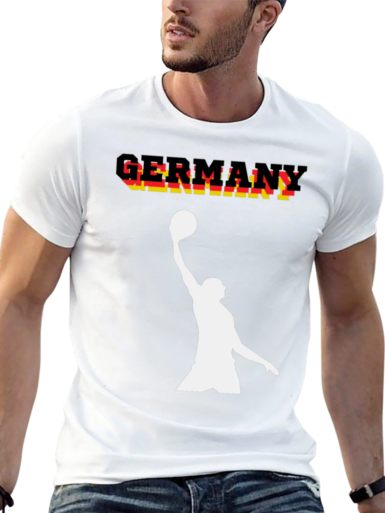 Germany Basketball Black T-Shirt