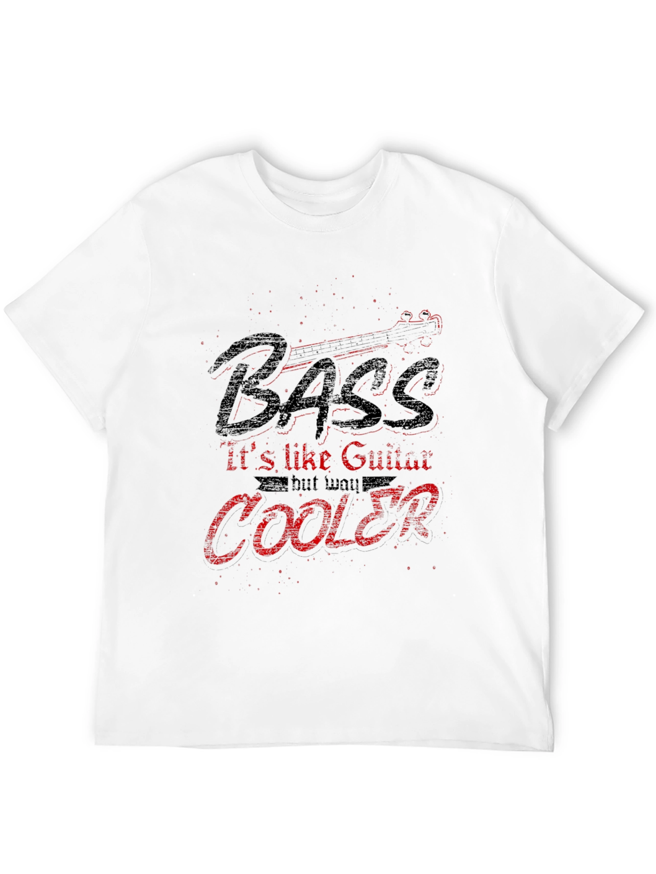 Bass is Cooler Mens Graphic T-Shirt