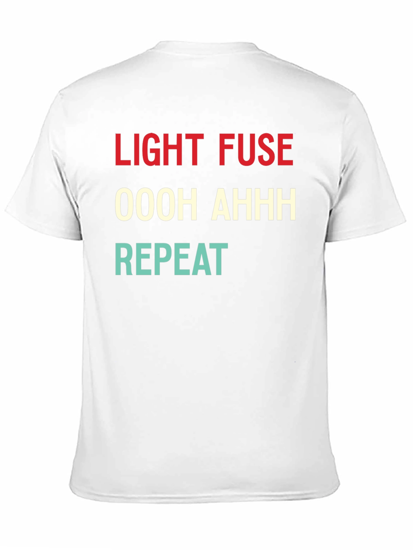Light Fuse T-Shirt - Funny Fireworks Design
