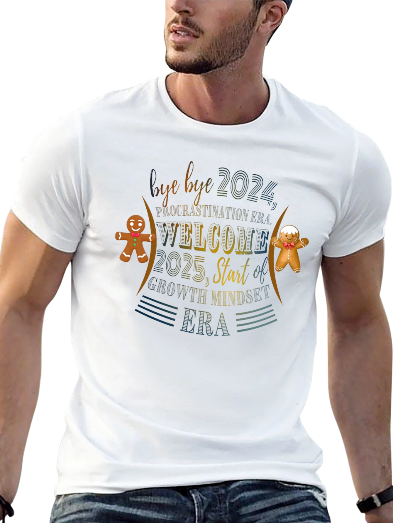 Bye Bye 2024 Welcome 2025 Graphic Tee