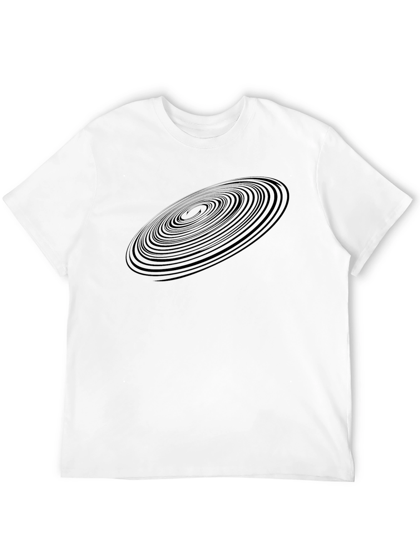 Black Spiral Graphic Tee