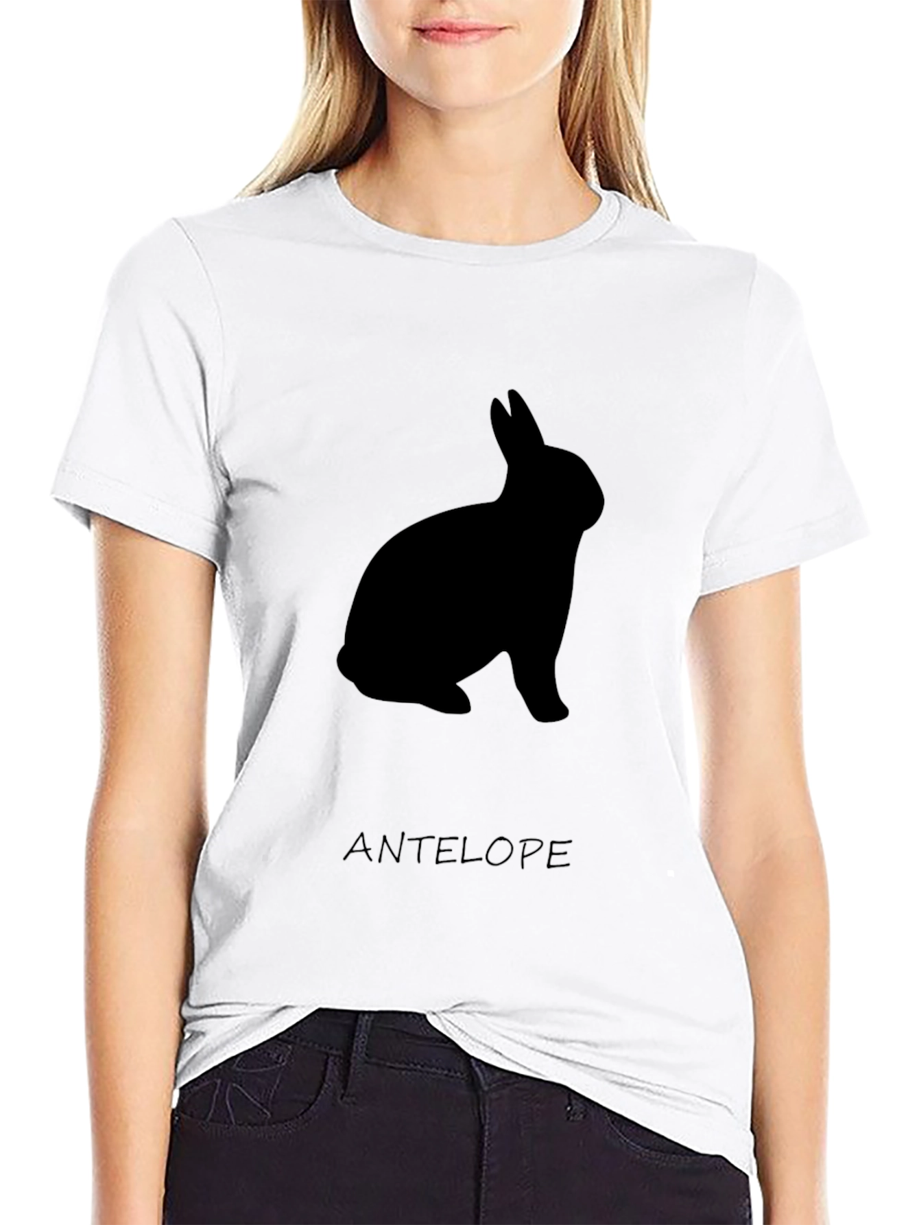 Black Rabbit Graphic Tee - Casual Comfort