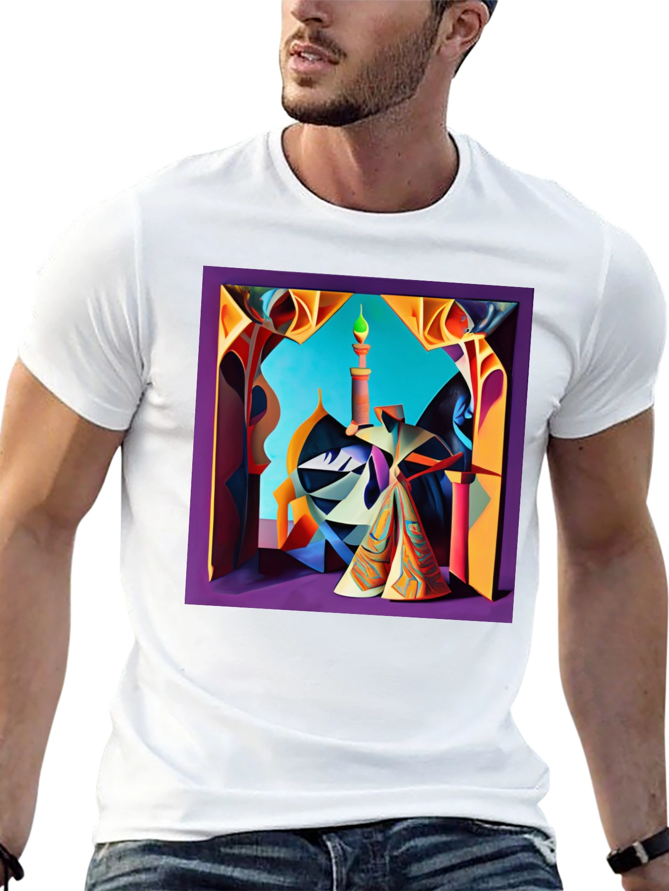 Abstract Mosque Art Graphic Tee