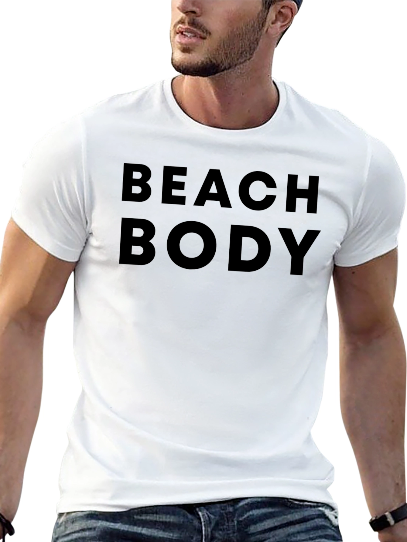 Beach Body Black T-Shirt