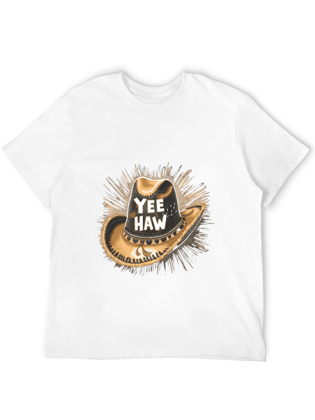 Yee Haw Cowboy Hat Graphic T-Shirt