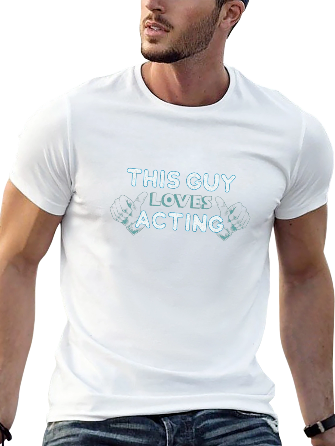 This Guy Loves Acting T-Shirt - Actor Gift