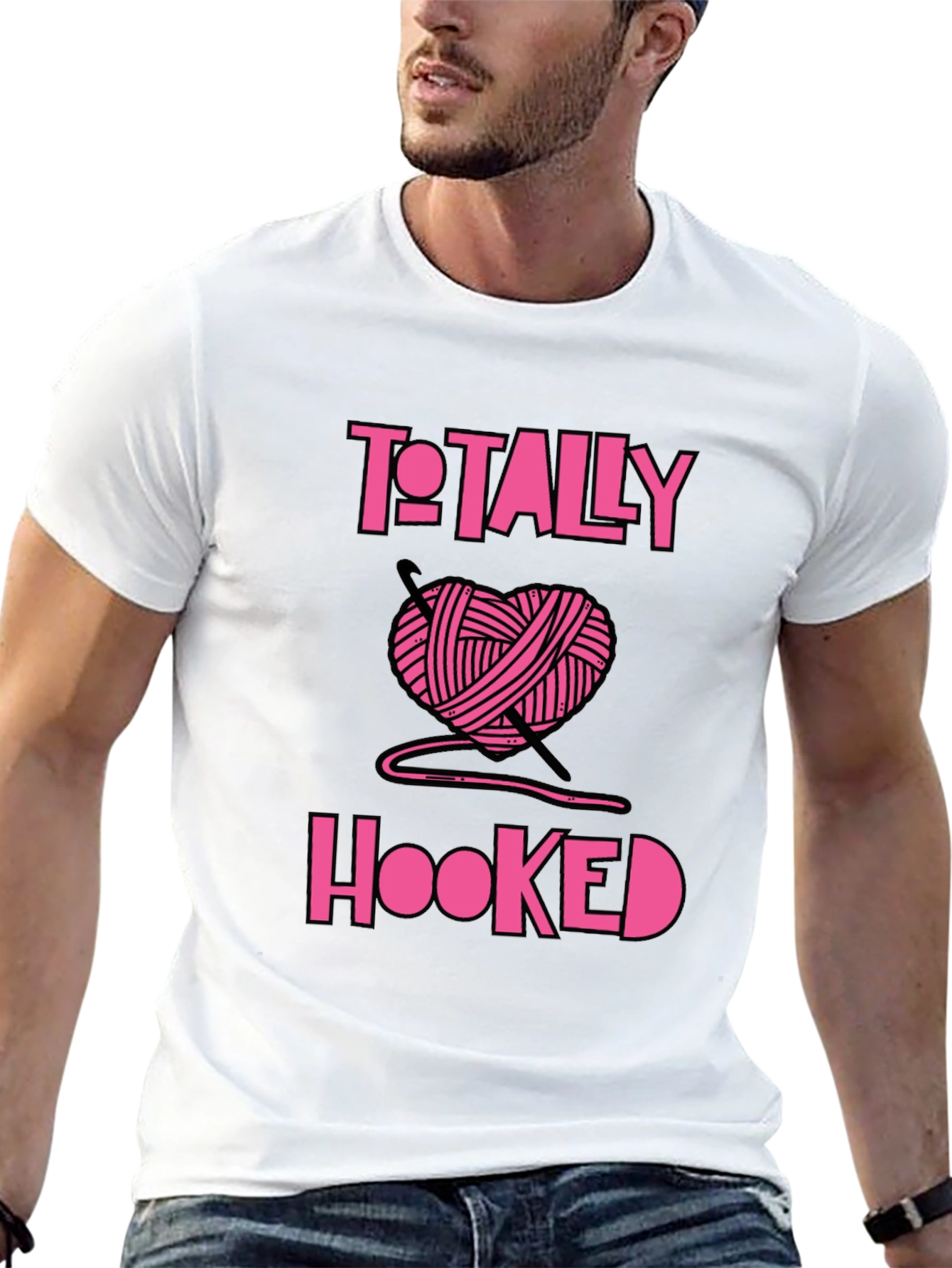 Totally Hooked Crochet T-Shirt