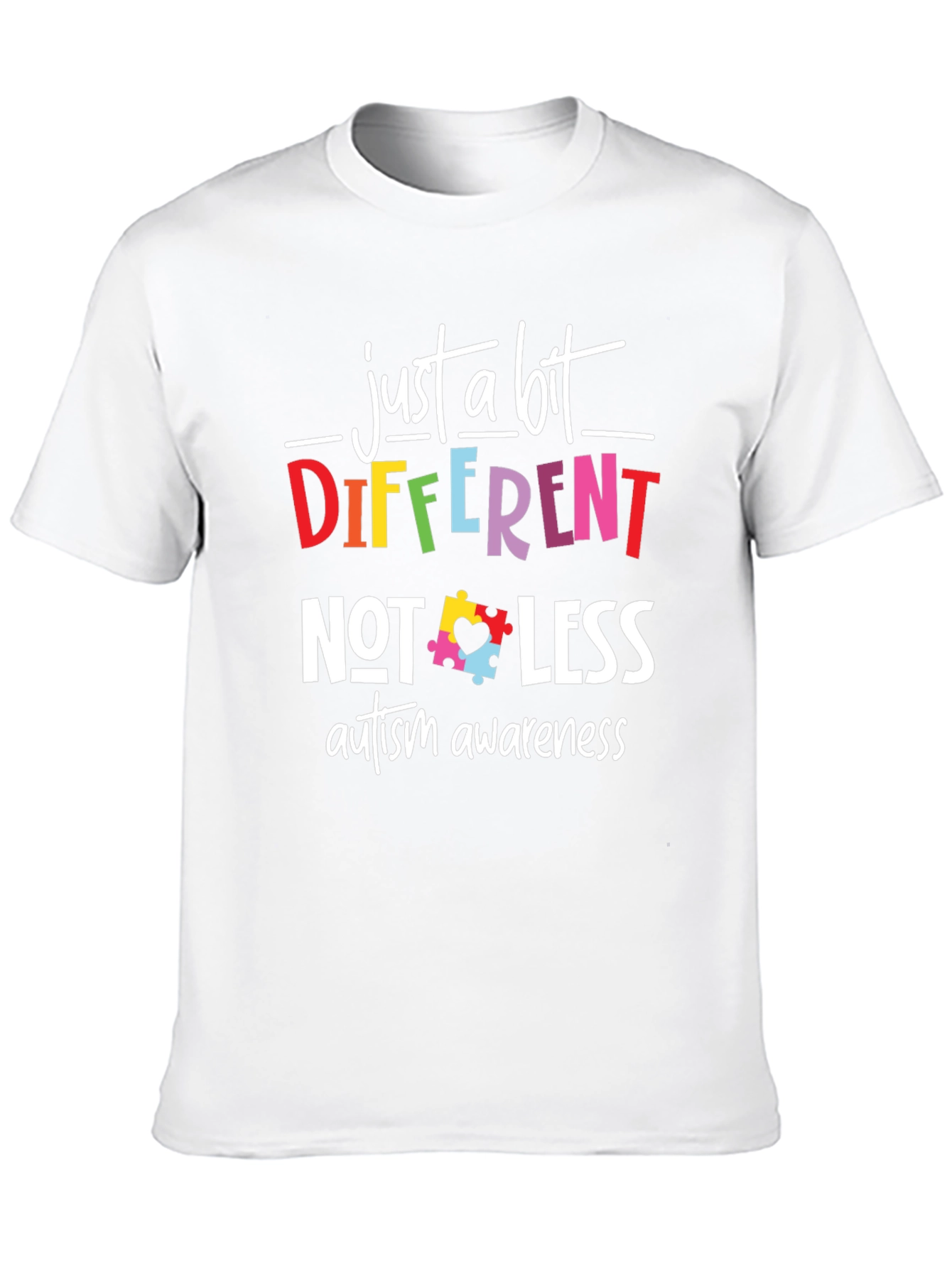 Autism Awareness T-Shirt - Different Not Less